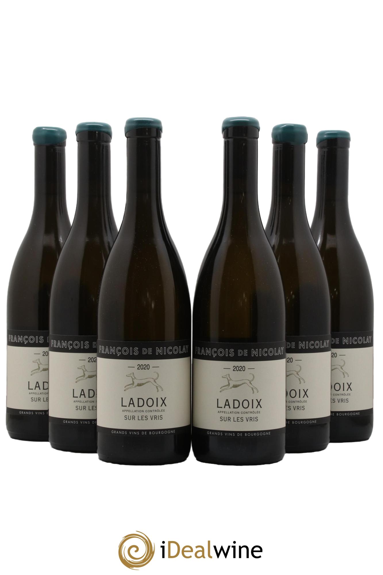 Ladoix Sur Les Vris François De Nicolay 2020 - Posten von 6 Flaschen - 0