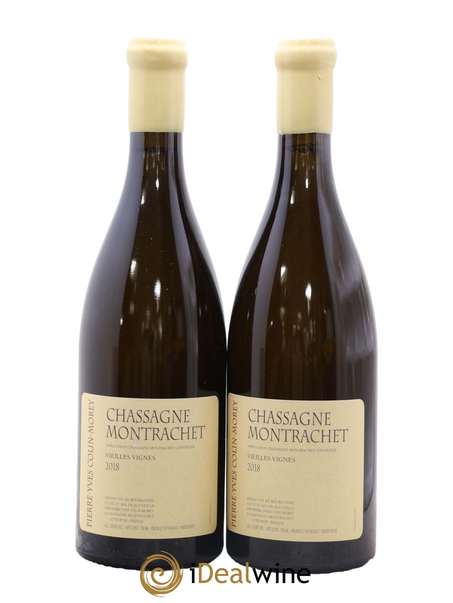 Chassagne-Montrachet Vieilles vignes Pierre-Yves Colin Morey 2018 - Posten von 2 Flaschen - 0