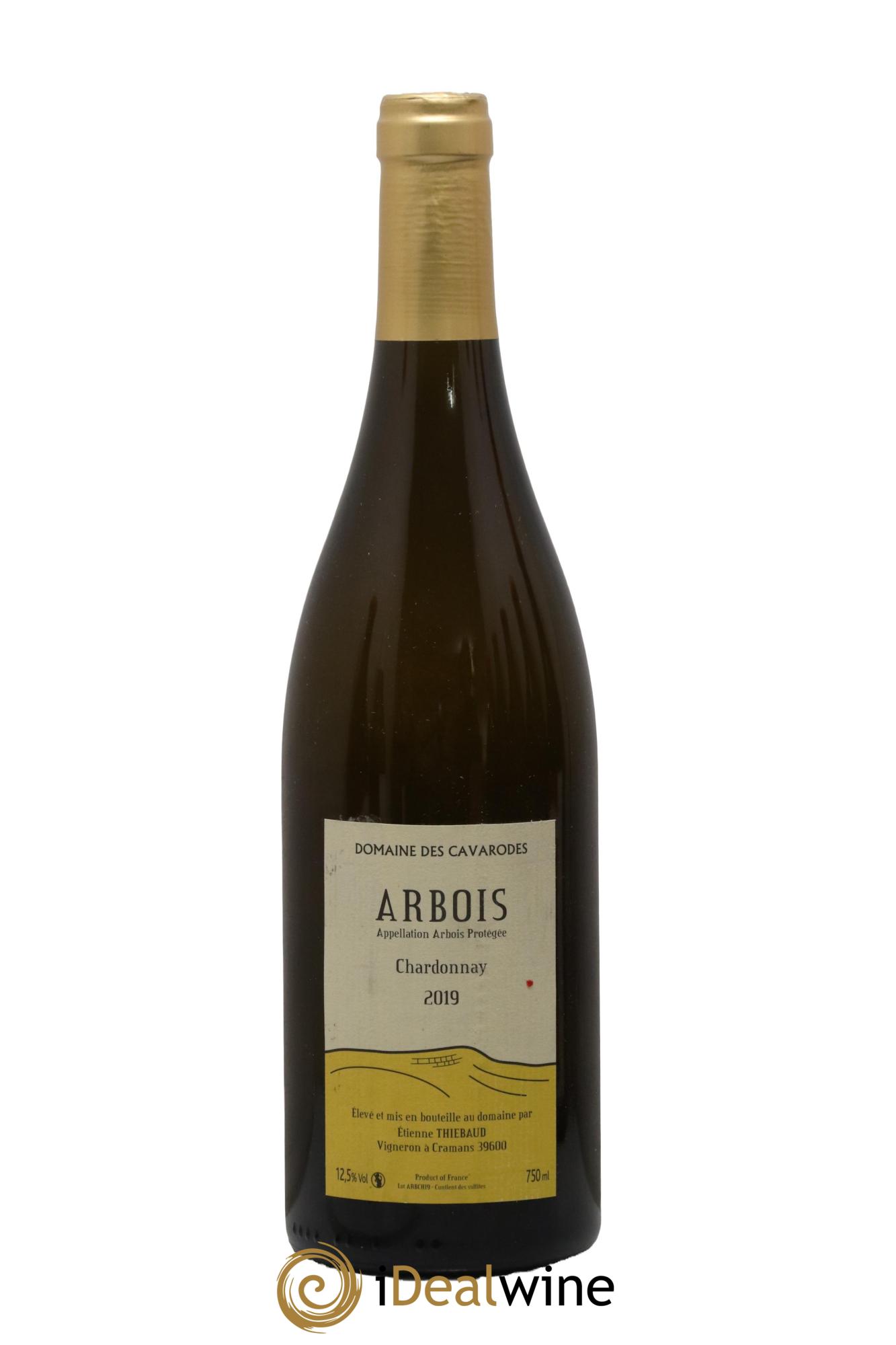 Arbois Chardonnay Cavarodes (Domaine des) - Etienne Thiébaud 2019 - Lot de 1 bouteille - 0