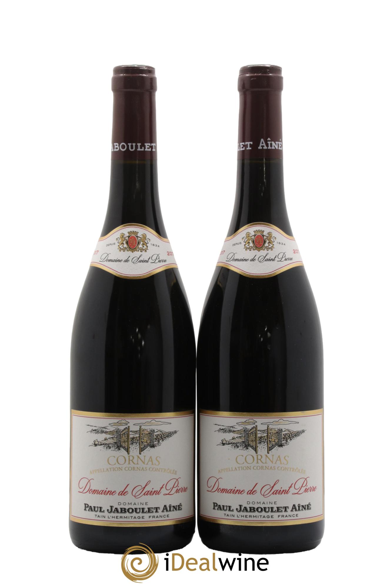 Cornas Domaine de Saint-Pierre Paul Jaboulet Ainé 2017 - Lot de 2 bouteilles - 0