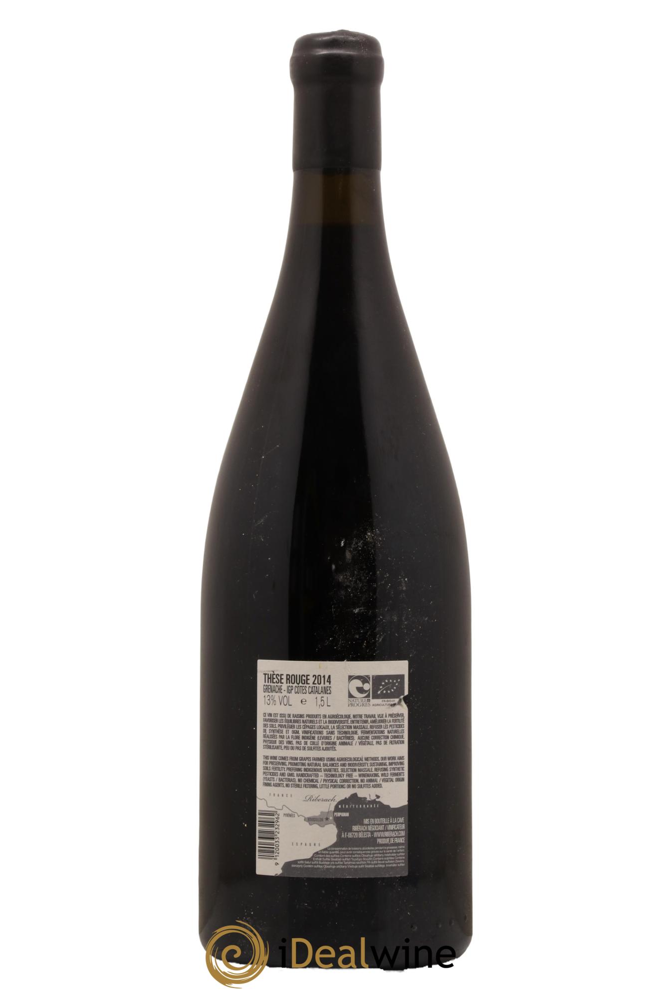 Côtes Catalanes (VDP des Côtes Catalanes) These Domaine Riberach 2014 - Lot de 1 magnum - 1