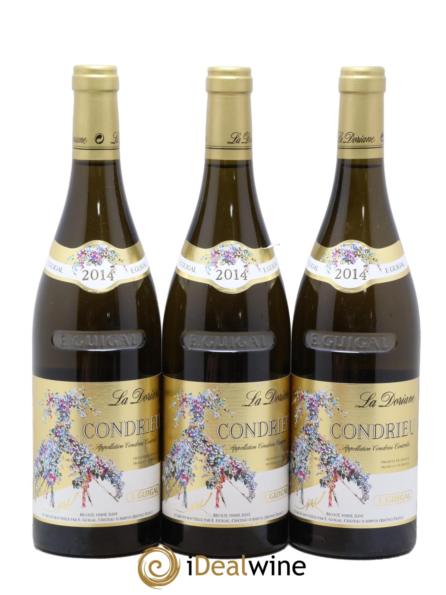 Condrieu La Doriane Guigal 2014 - Lot de 3 bouteilles - 0