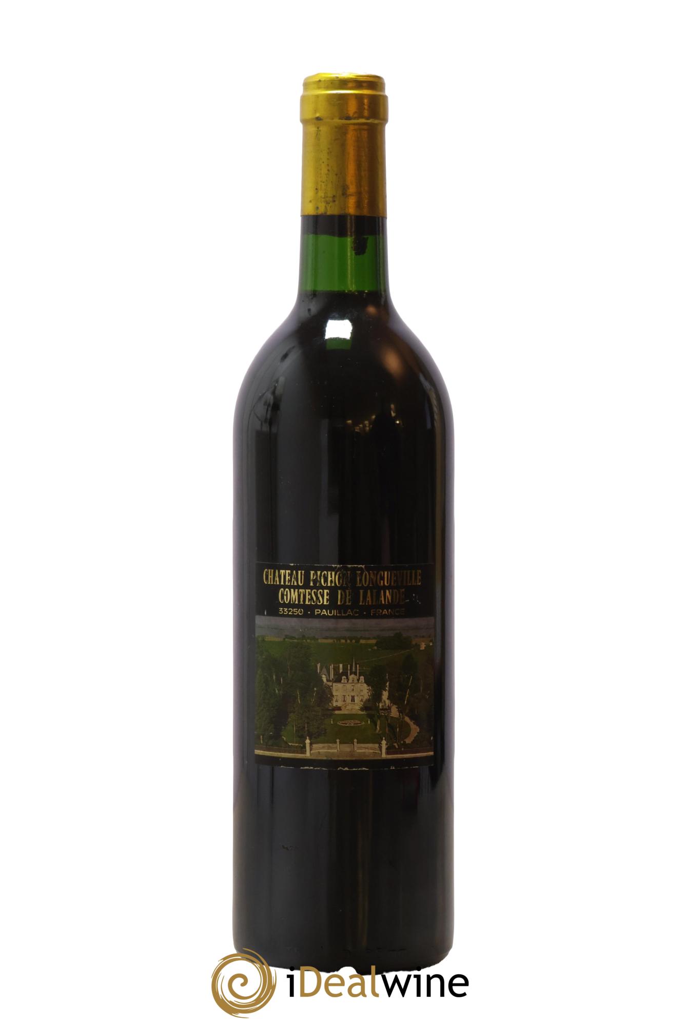 Château Pichon Longueville Comtesse de Lalande 2ème Grand Cru Classé 1988 - Lot de 1 bouteille - 1