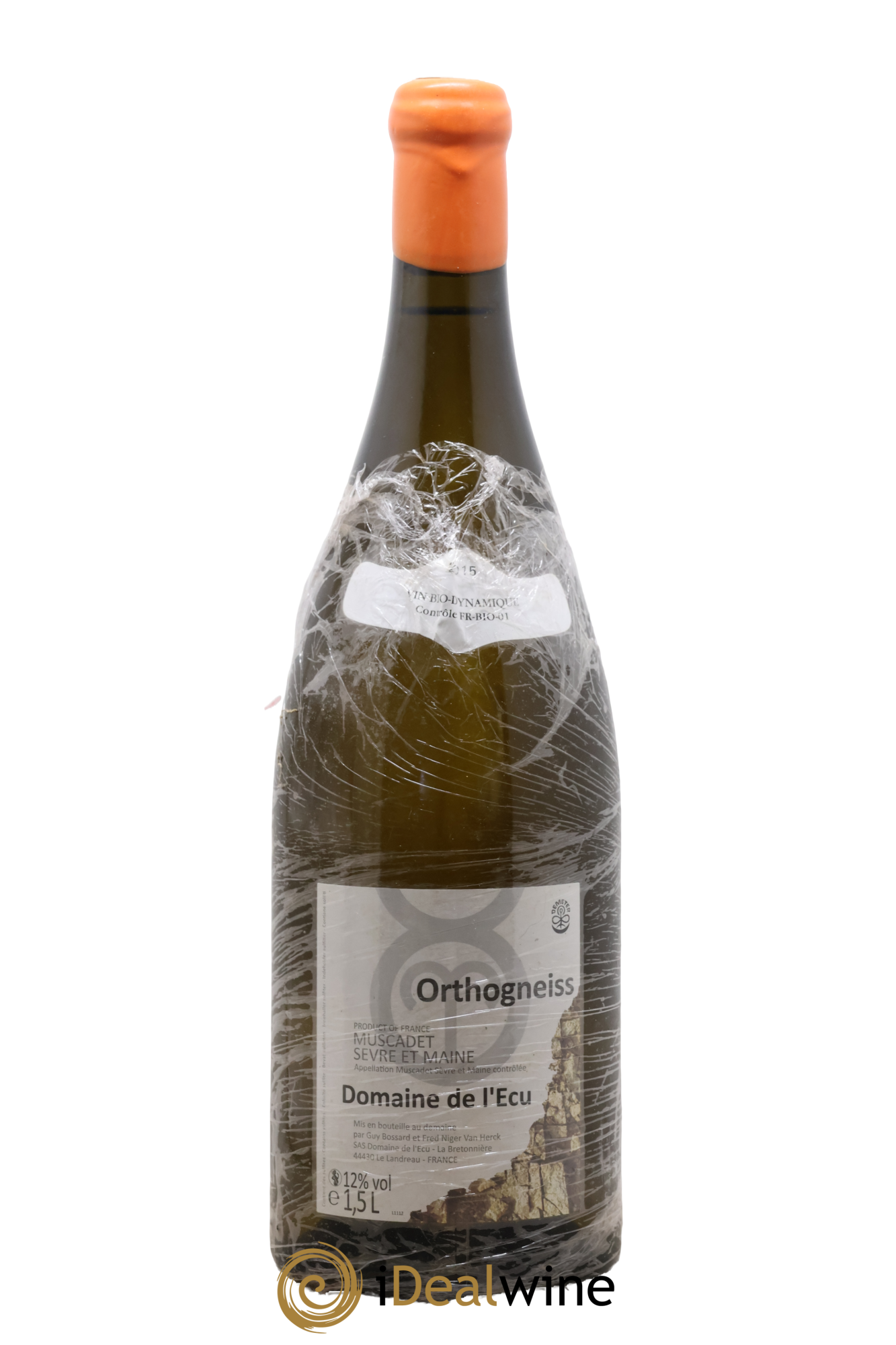 Vin de France (anciennement Muscadet-Sèvre-et-Maine) Orthogneiss Domaine de L'Ecu 2015 - Lot de 1 magnum - 0