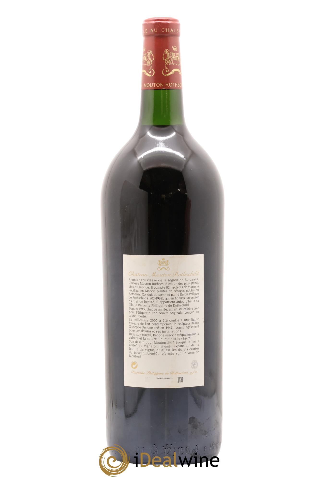 Château Mouton Rothschild 1er Grand Cru Classé  2005 - Lot de 1 magnum - 1