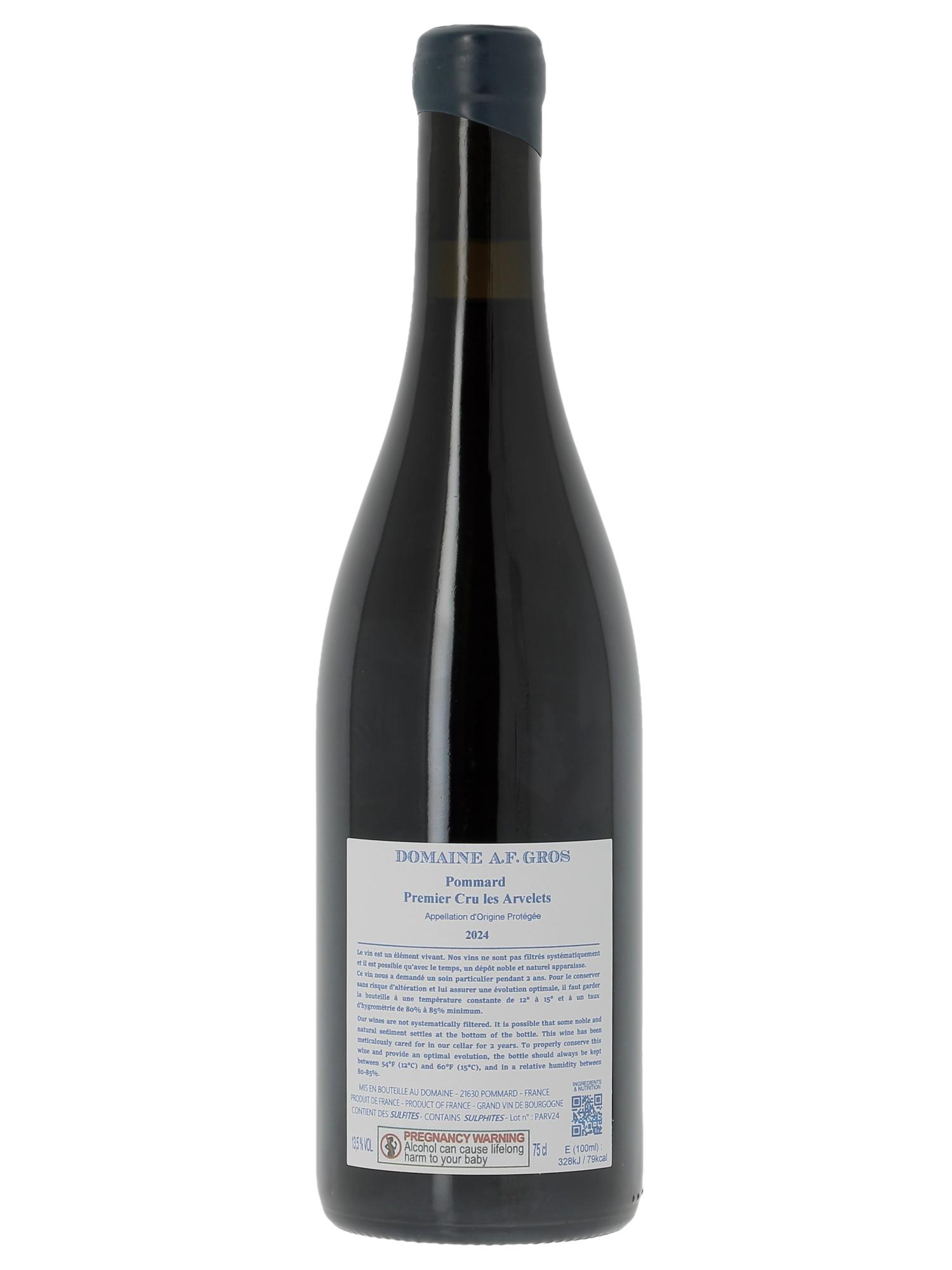 Pommard 1er Cru Les Arvelets A.-F. Gros 2024 - Lot de 1 bouteille - 1