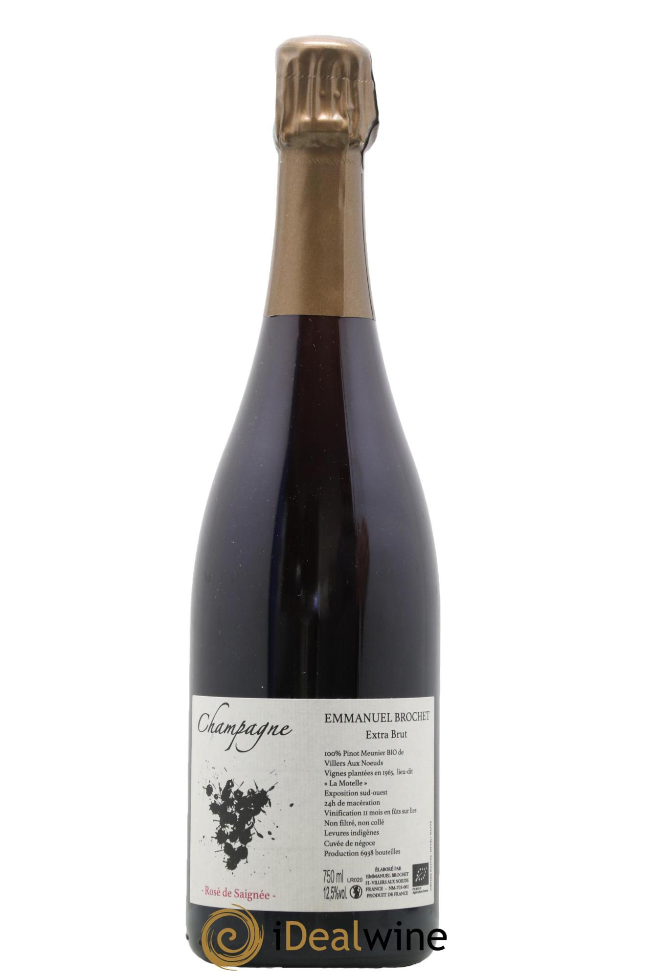 Rosé de Saignée Extra-Brut Emmanuel Brochet - Lot de 1 bouteille - 0