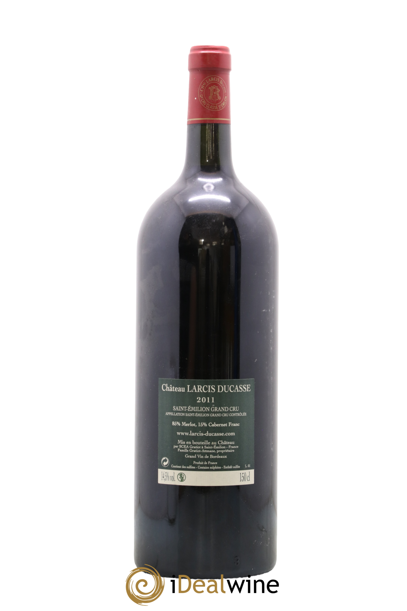 Château Larcis Ducasse 1er Grand Cru Classé B 2011 - Lot of 1 magnum - 1