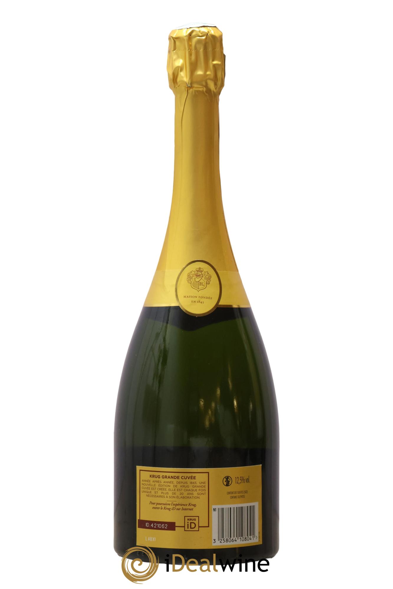 Grande Cuvée - 170ème édition Krug - Lot de 1 bouteille - 1