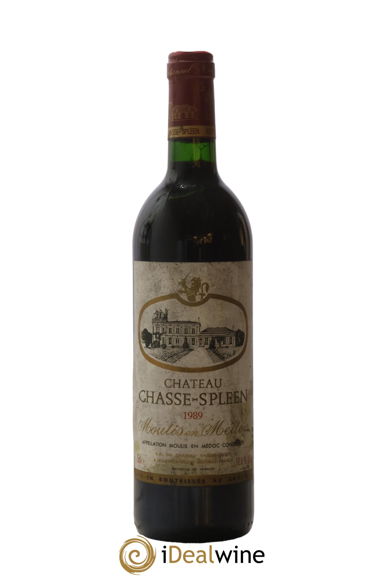 Château Chasse Spleen 1989 - Lot de 1 bouteille - 0