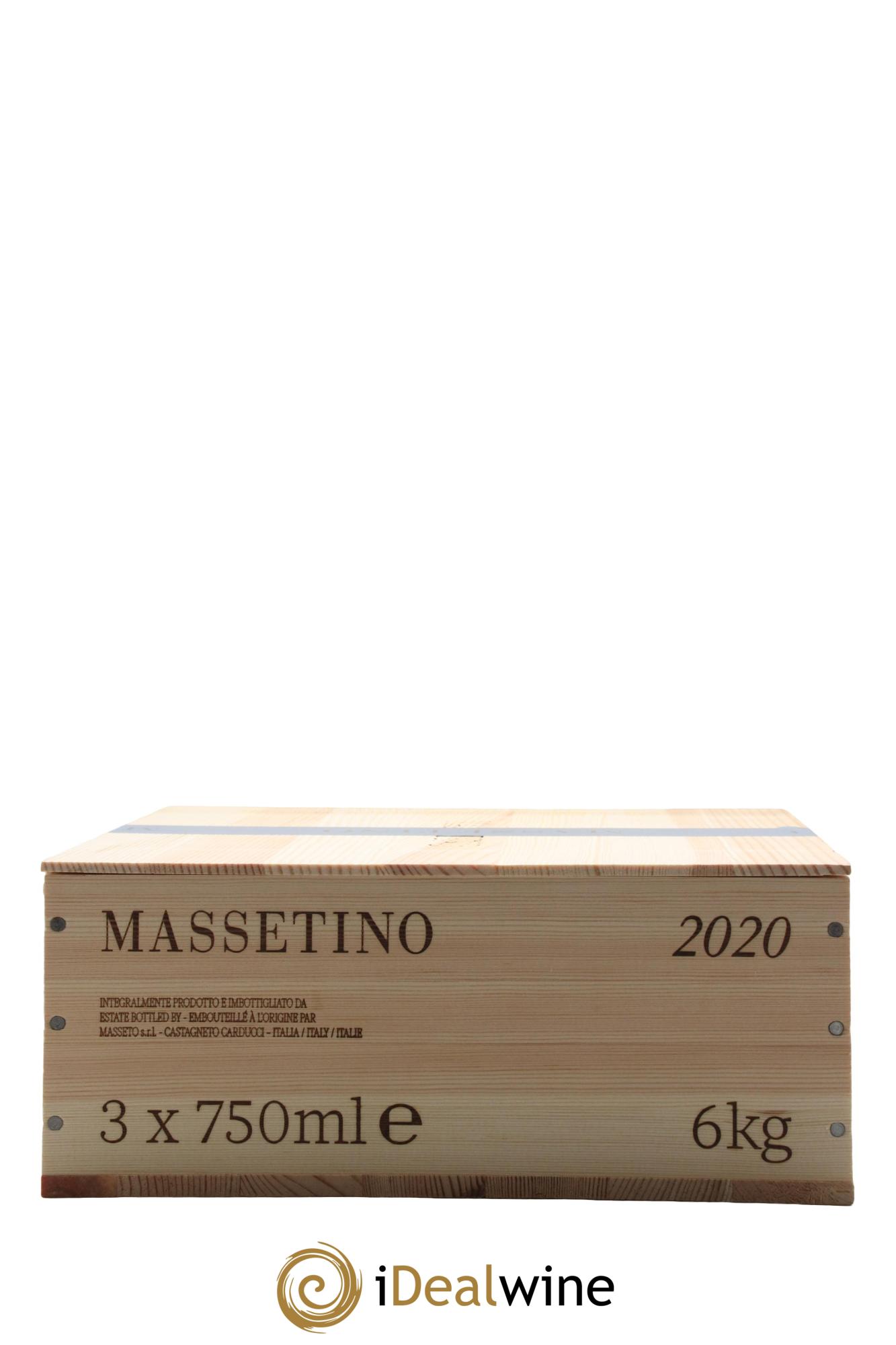 Toscana IGT Tenuta Dell'Ornellaia Massetino Frescobaldi 2020 - Lotto di 3 bottiglie - 3