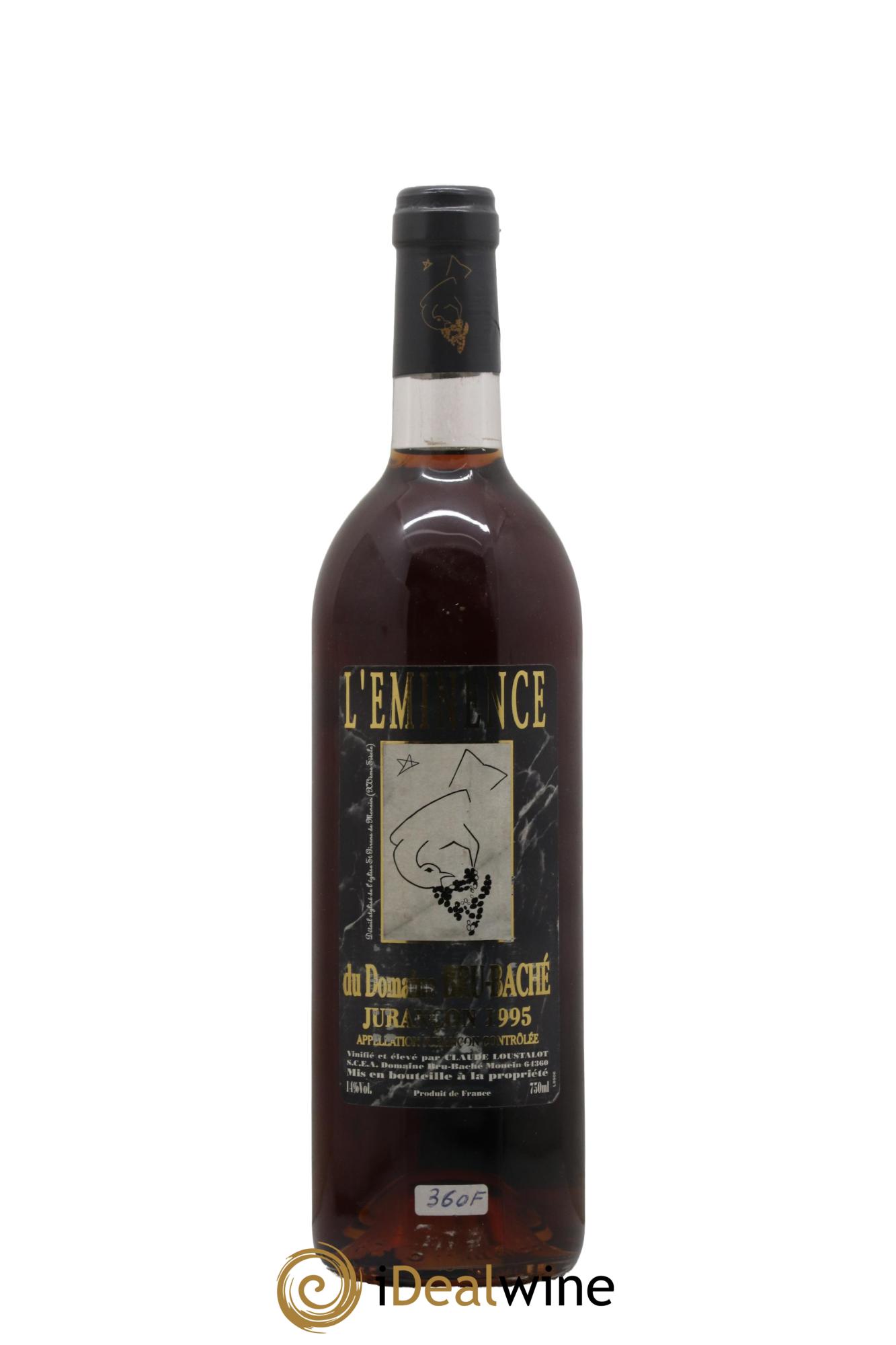 Jurançon L'Eminence Domaine Bru-Baché 1995 - Lotto di 1 bottiglia - 0