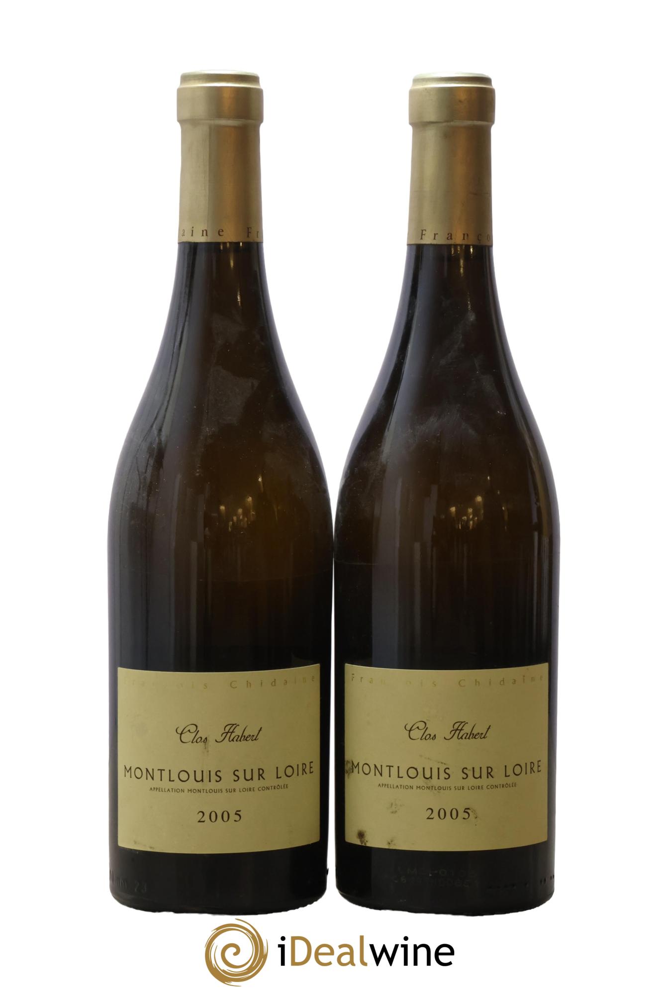 Montlouis-sur-Loire Clos Habert François Chidaine 2005 - Posten von 2 Flaschen - 0