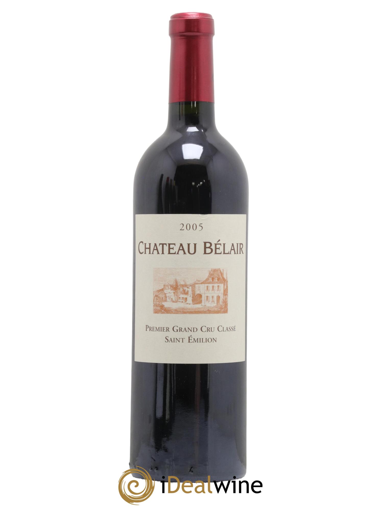 Château Belair (Belair-Monange) 1er Grand Cru Classé B 2005 - Lot de 1 bouteille - 0