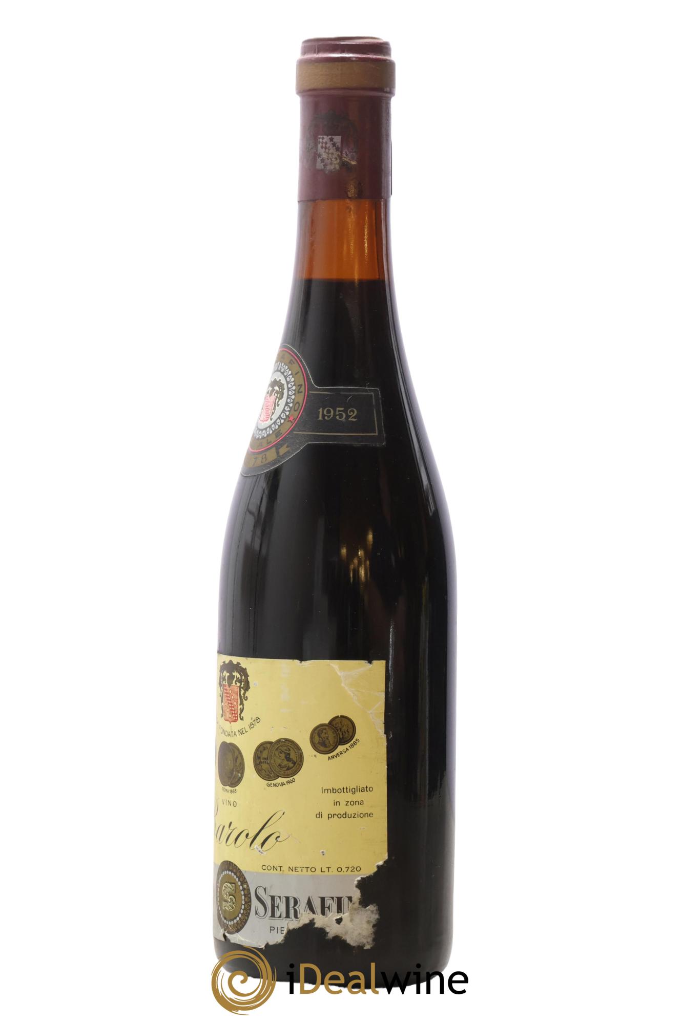 Barolo DOC Enrico Serafino 1952 - Lot de 1 bouteille - 1