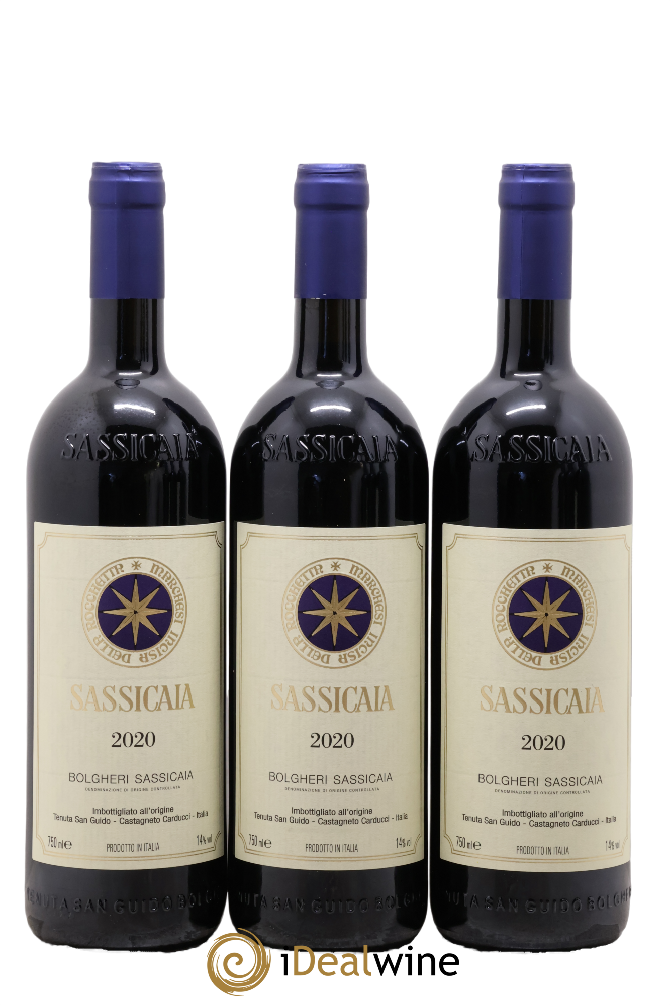 Bolgheri DOC Sassicaia Tenuta San Guido 2020 - Lotto di 6 bottiglie - 1