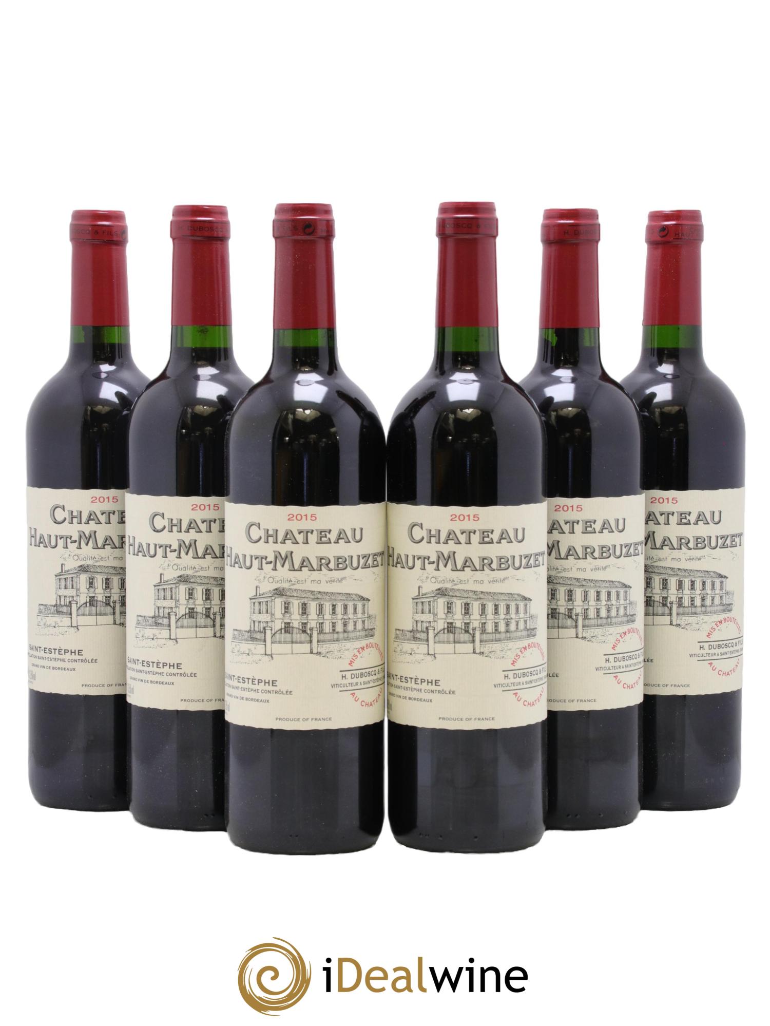 Château Haut Marbuzet 2015 - Lot de 6 bouteilles - 0