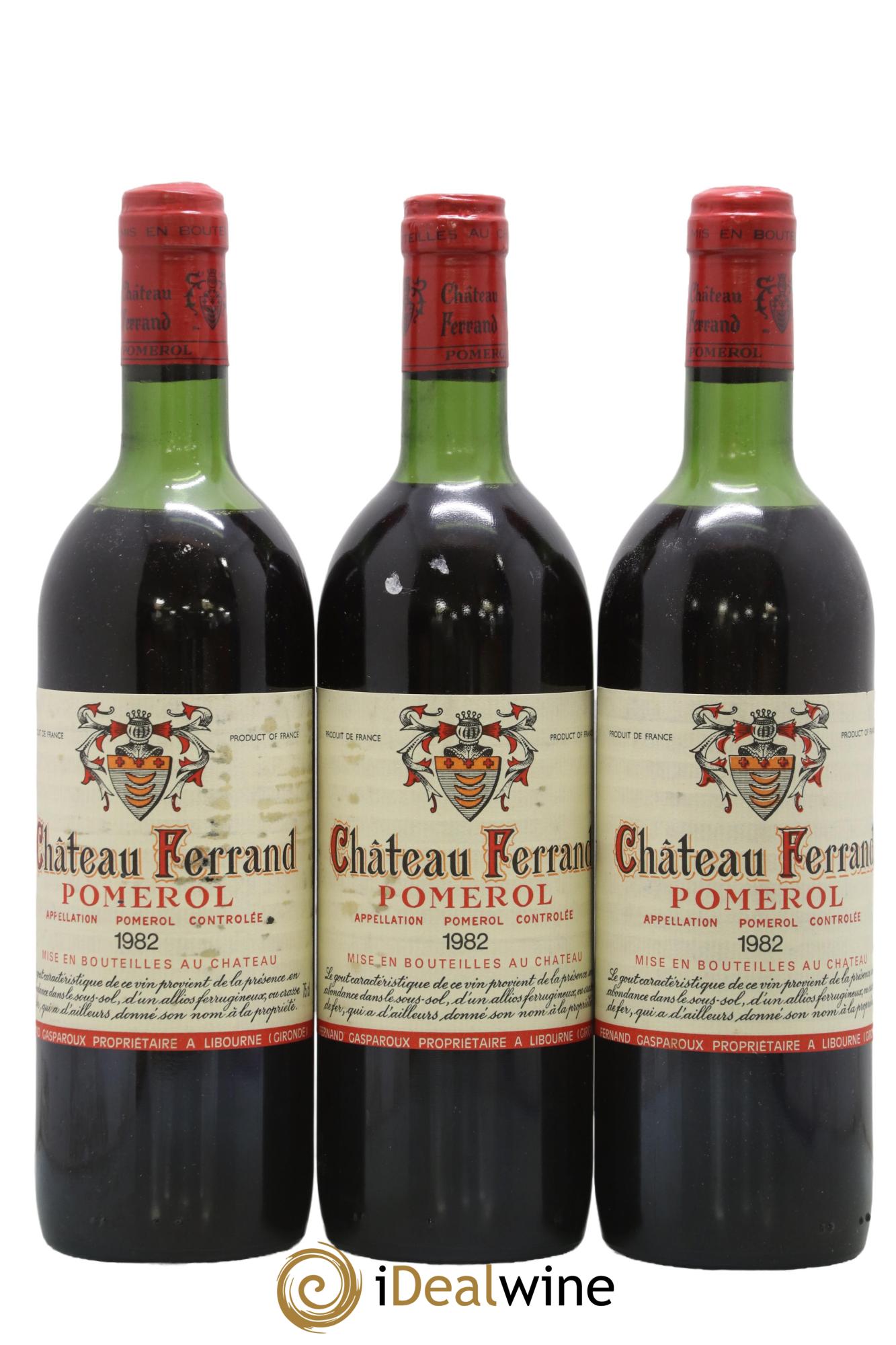 Château Ferrand 1982 - Posten von 3 Flaschen - 0