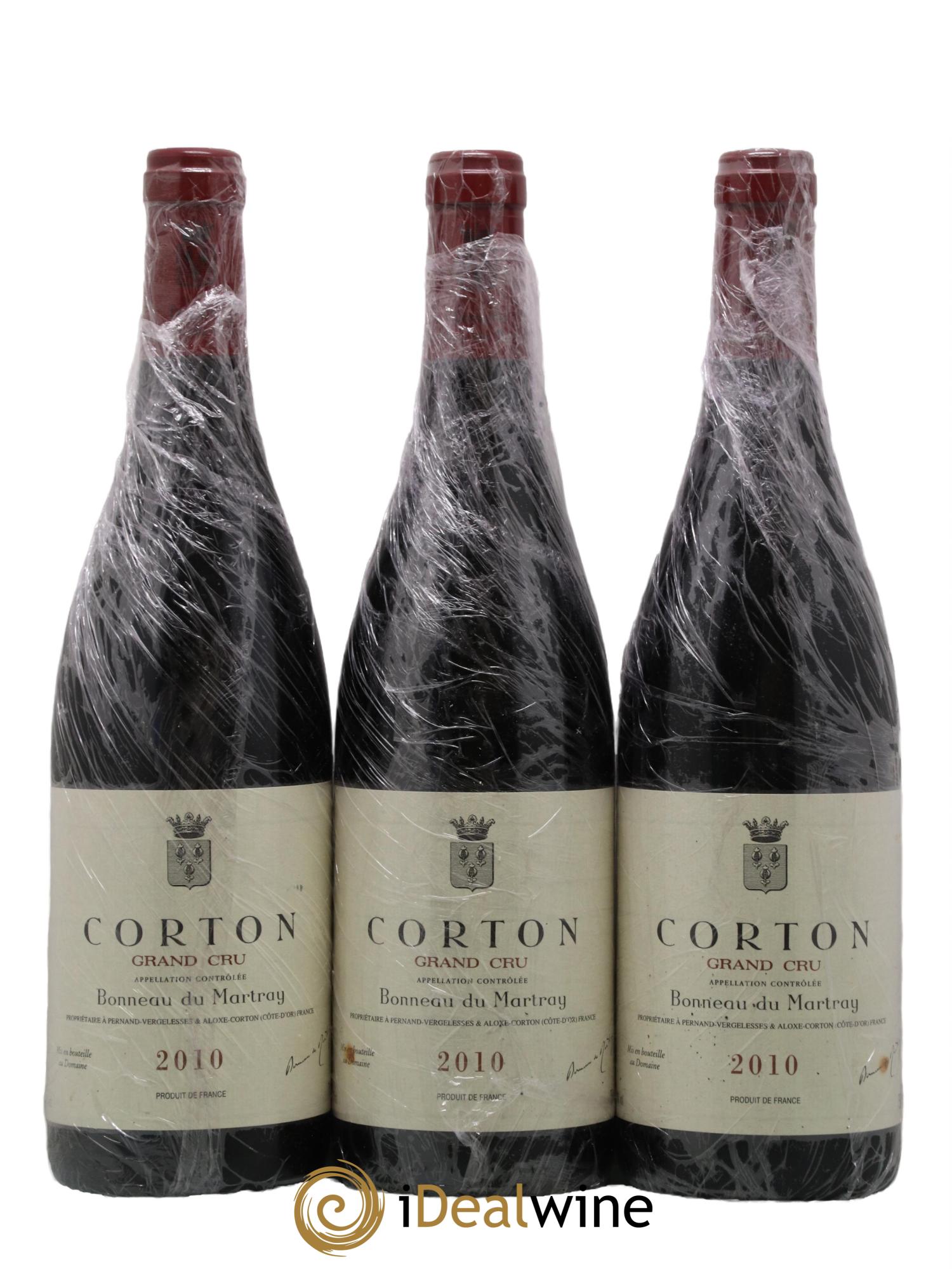 Corton Grand Cru Bonneau du Martray (Domaine) 2010 - Lot de 3 bouteilles - 0