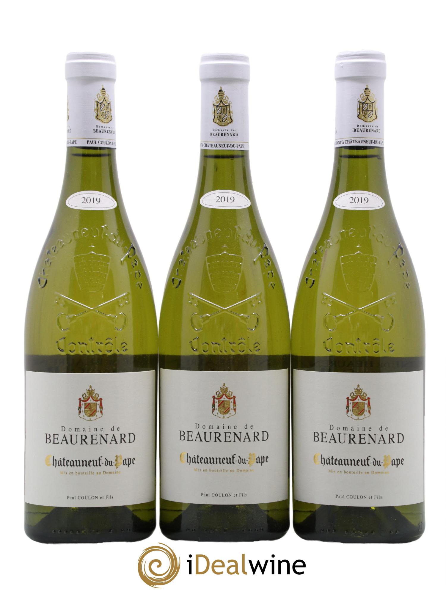 Châteauneuf-du-Pape Beaurenard (Domaine de) 2019 - Lot of 3 bottles - 0