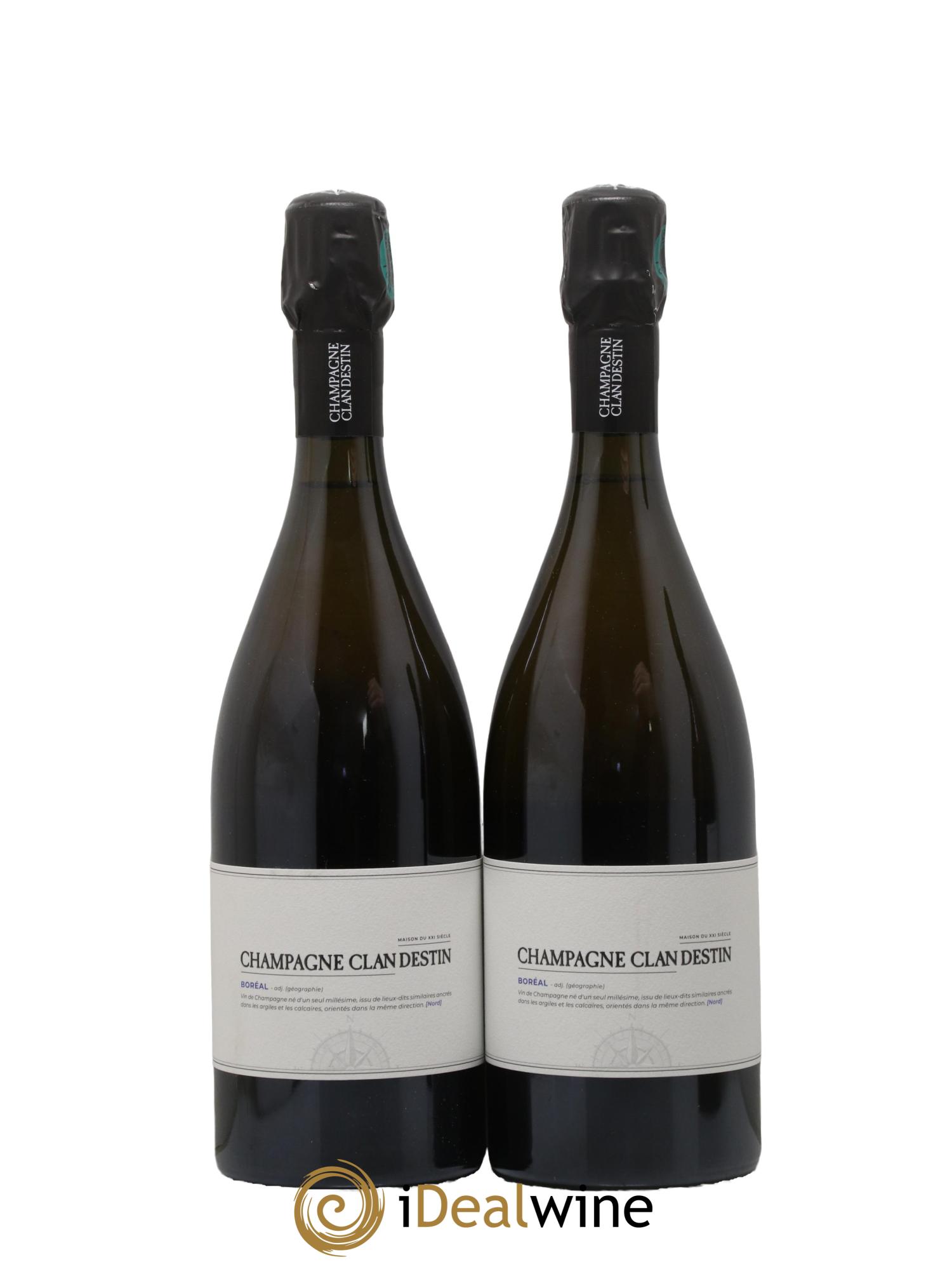 Boréal Brut Nature Clandestin 2022 - Lot de 2 bouteilles - 0
