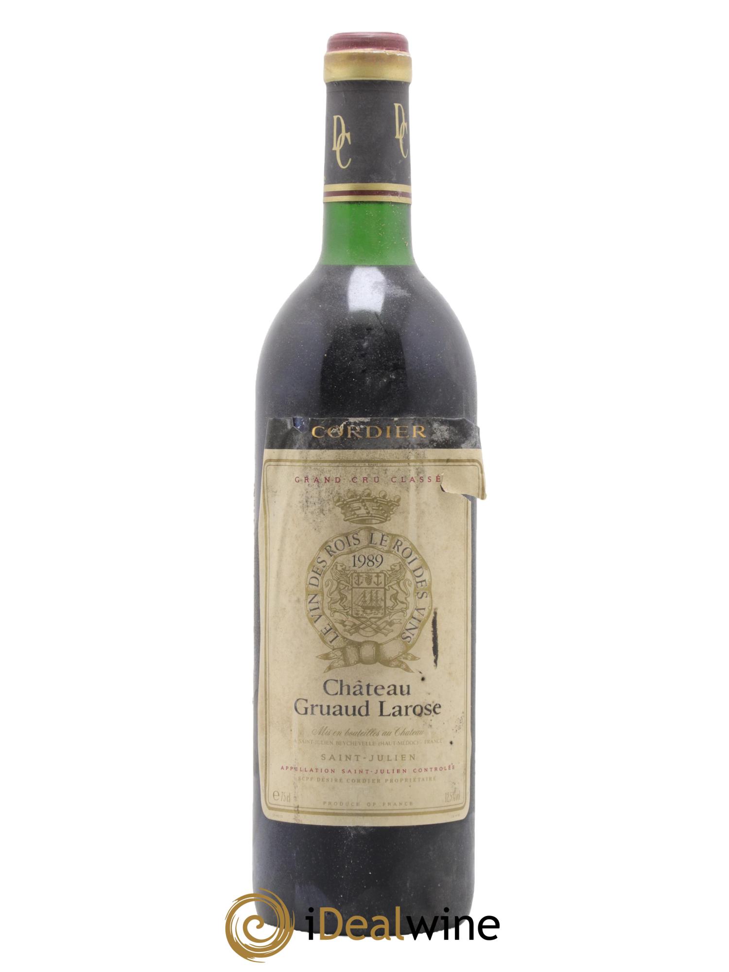 Château Gruaud Larose 2ème Grand Cru Classé 1989 - Lot de 1 bouteille - 0