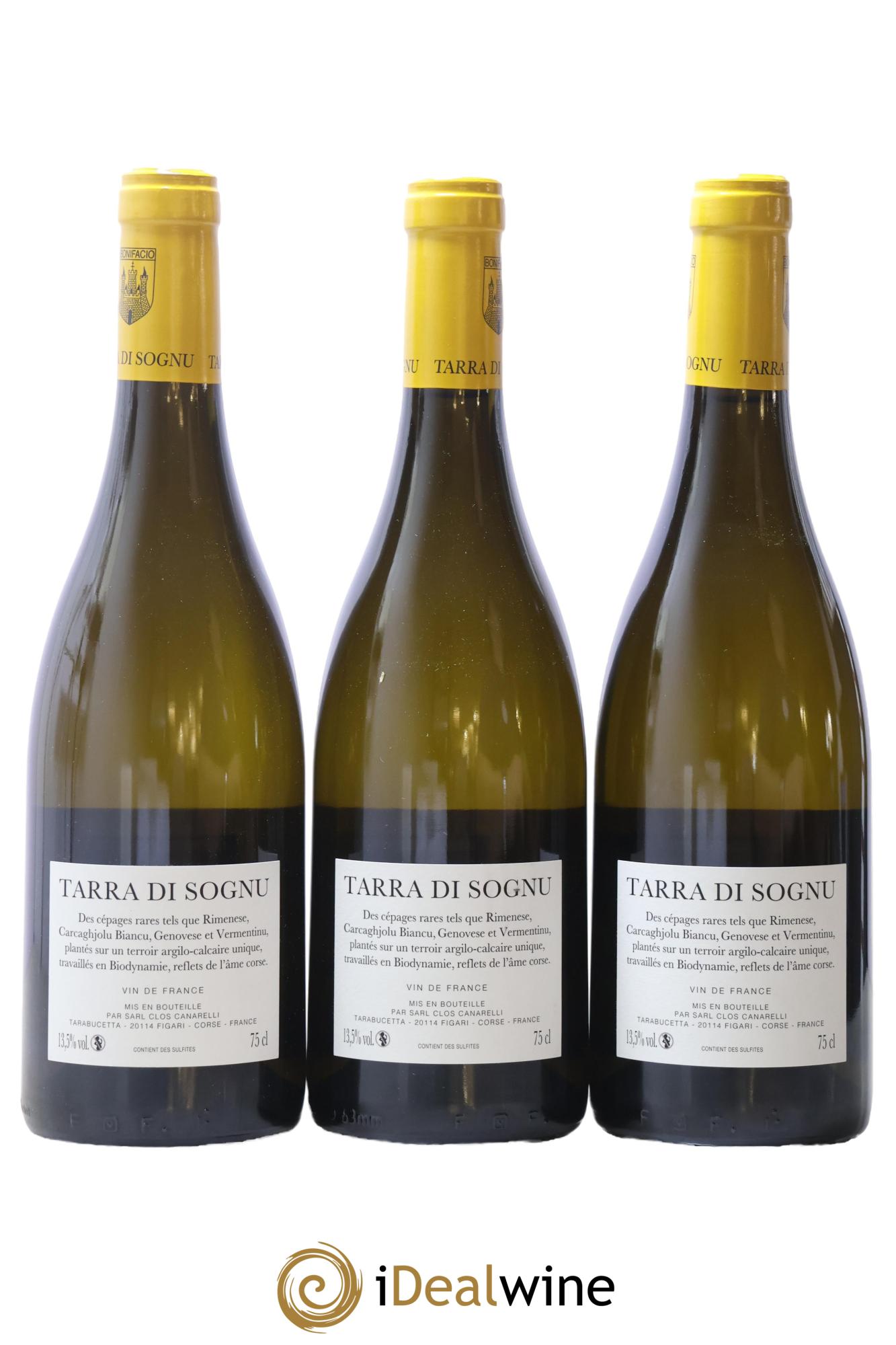 Vin de France Tarra di Sognu Clos Canarelli 2022 - Lot of 3 bottles - 1