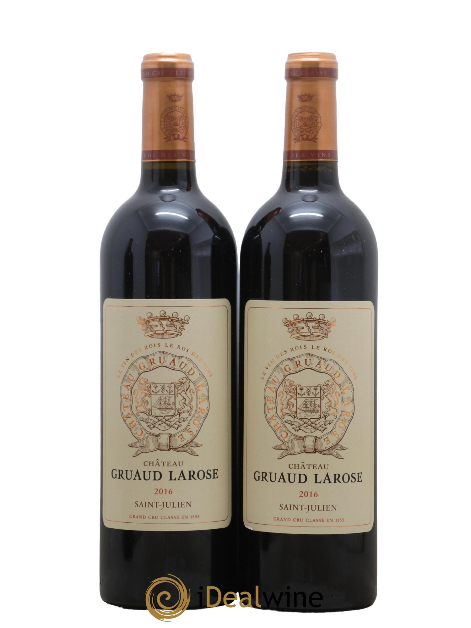 Château Gruaud Larose 2ème Grand Cru Classé 2016 - Lot de 2 bouteilles - 0