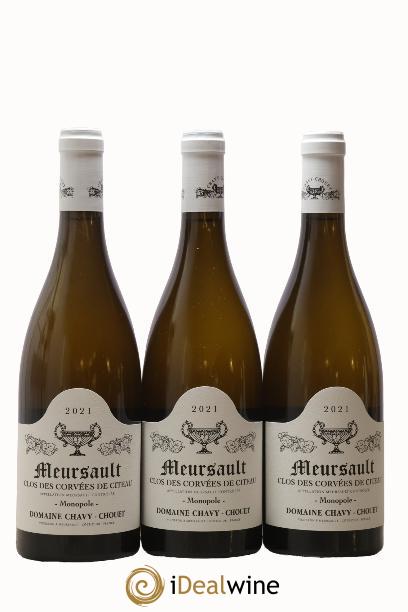 Meursault Clos des Corvées de Citeau Chavy-Chouet 2021 - Posten von 3 Flaschen - 0