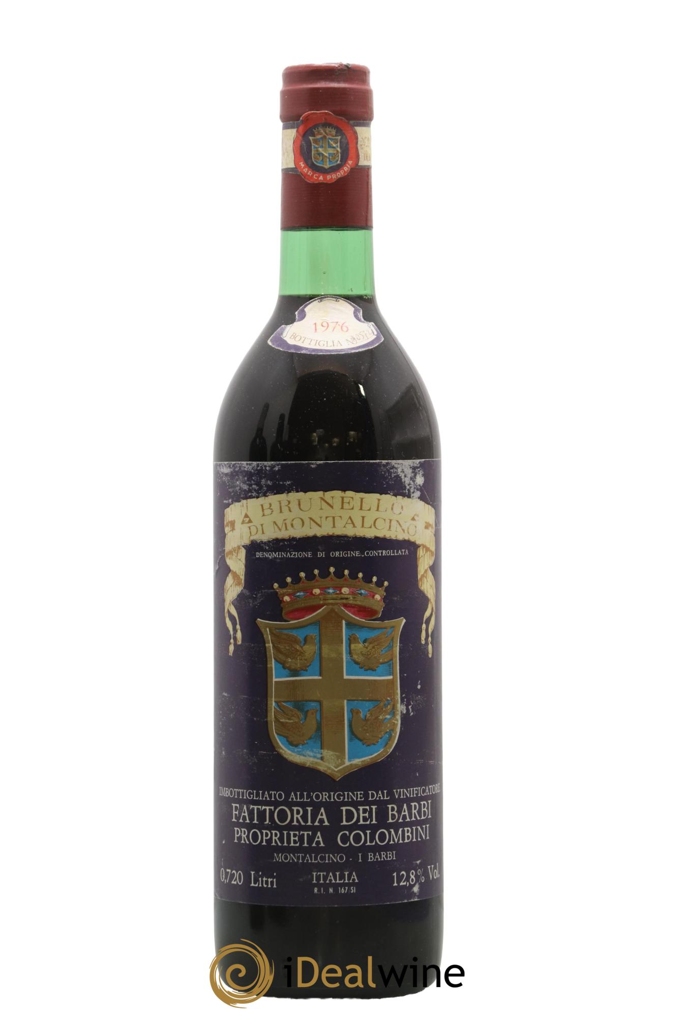 Brunello di Montalcino Barbi 1976 - Lot de 1 bouteille - 0