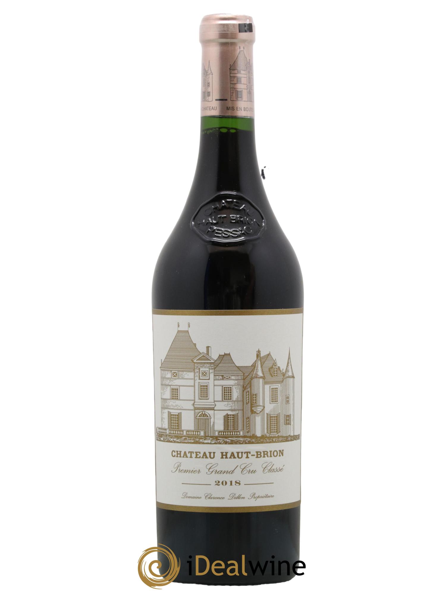 Château Haut Brion 1er Grand Cru Classé 2018 - Lot de 1 bouteille - 0