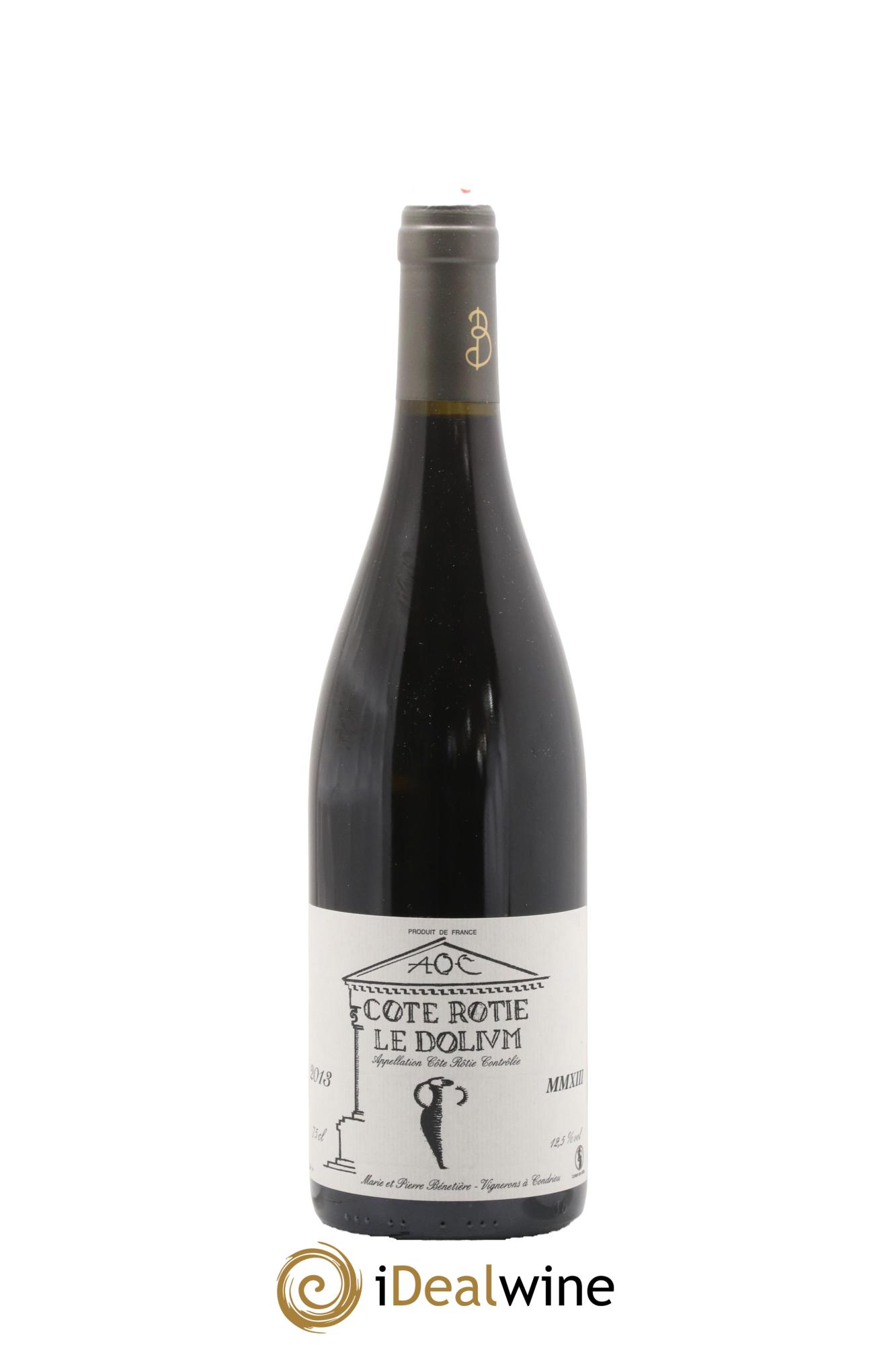 Côte-Rôtie Le Dolium Marie et Pierre Bénetière (Domaine)  2013 - Posten von 1 Flasche - 0