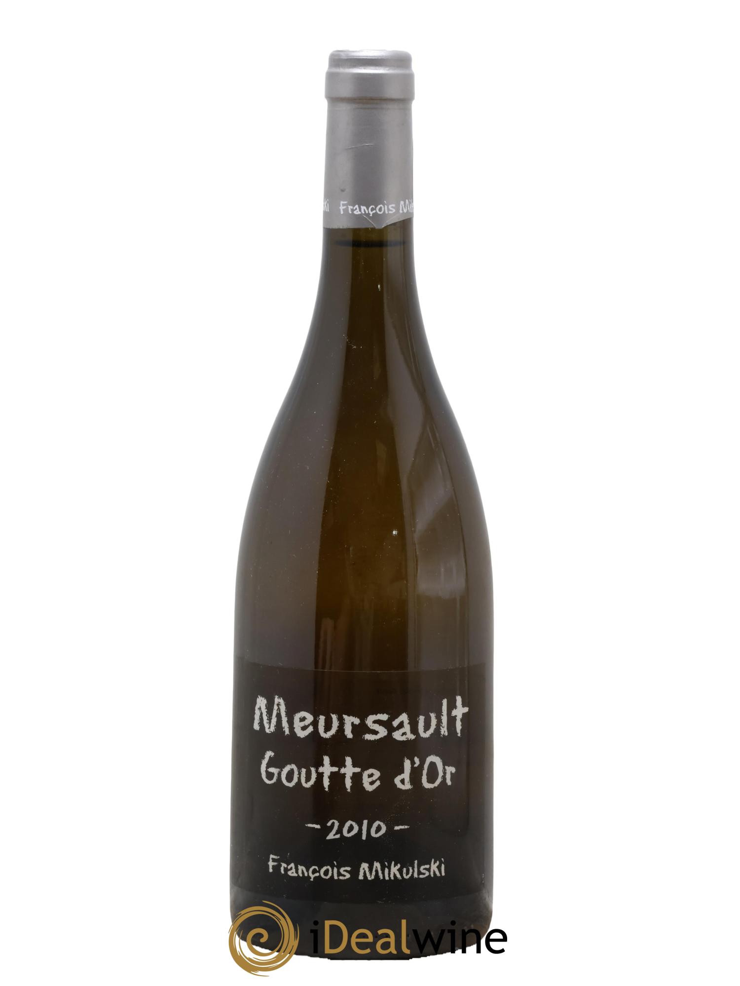Meursault 1er Cru Goutte d'Or François Mikulski 2010 - Lot de 1 bouteille - 0