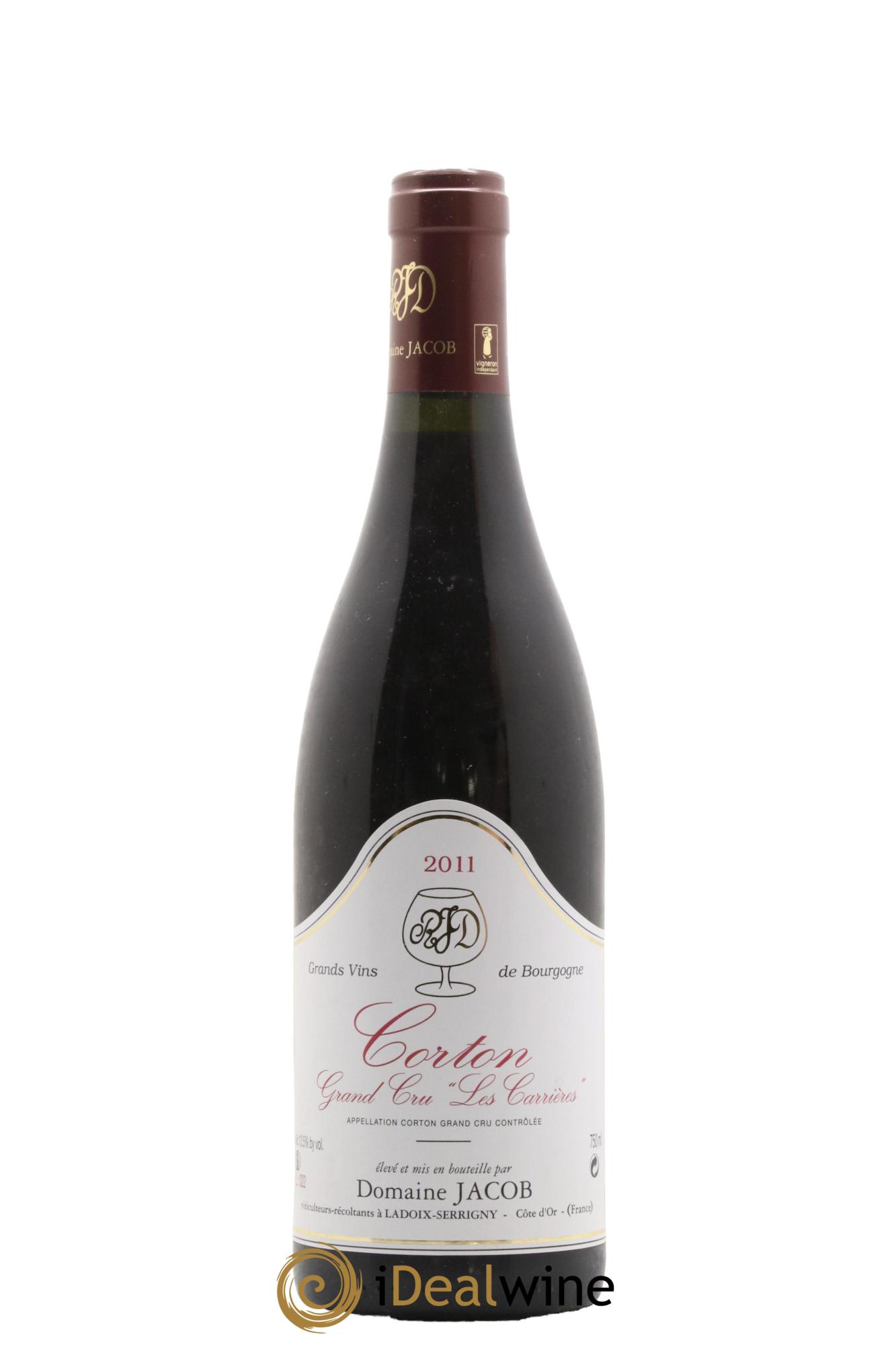 Corton Grand Cru Les Carrières Jacob (Domaine) 2011 - Lot de 1 bouteille - 0