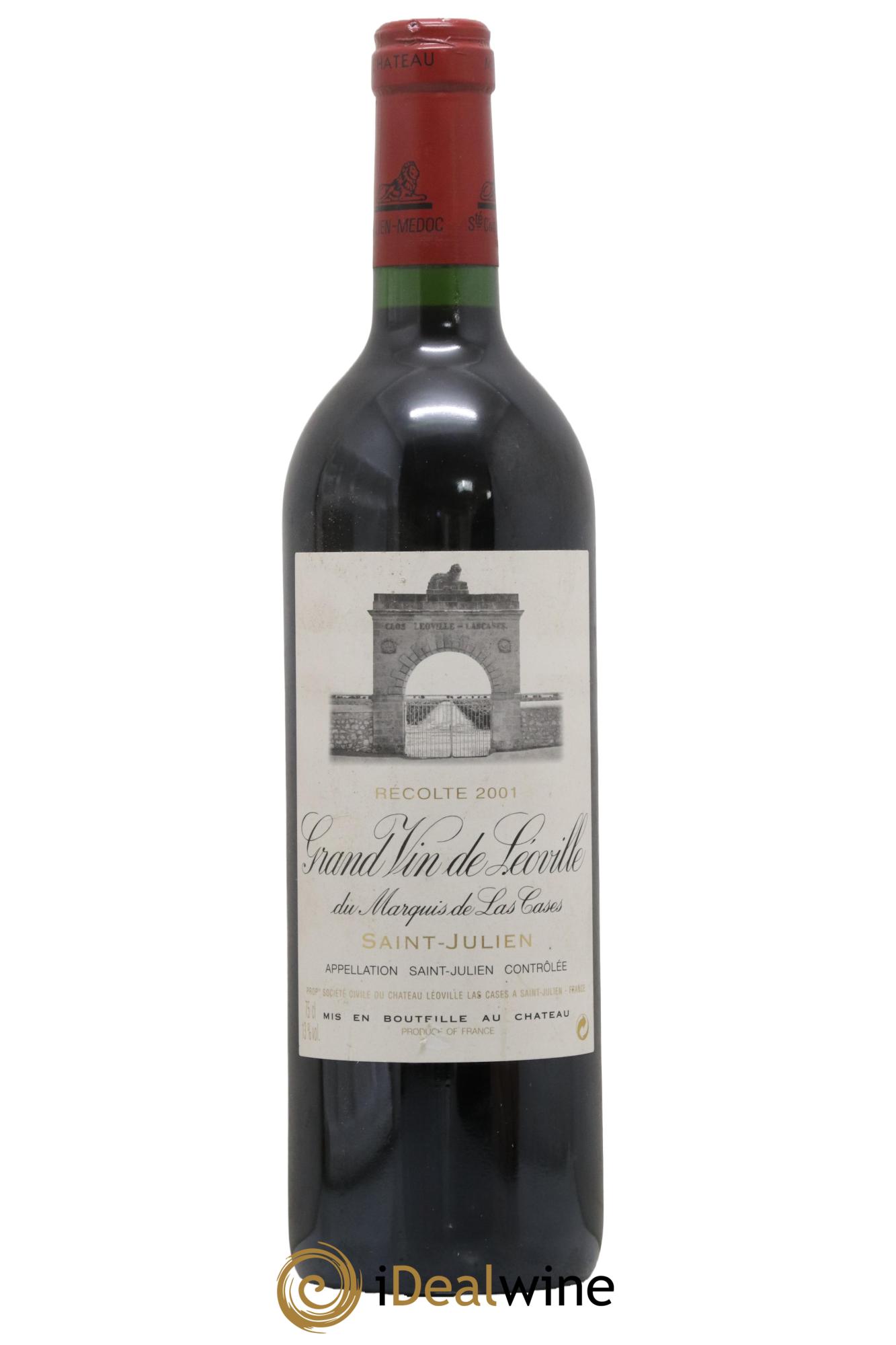 Château Léoville Las Cases 2ème Grand Cru Classé 2001 - Lot of 1 bottle - 0
