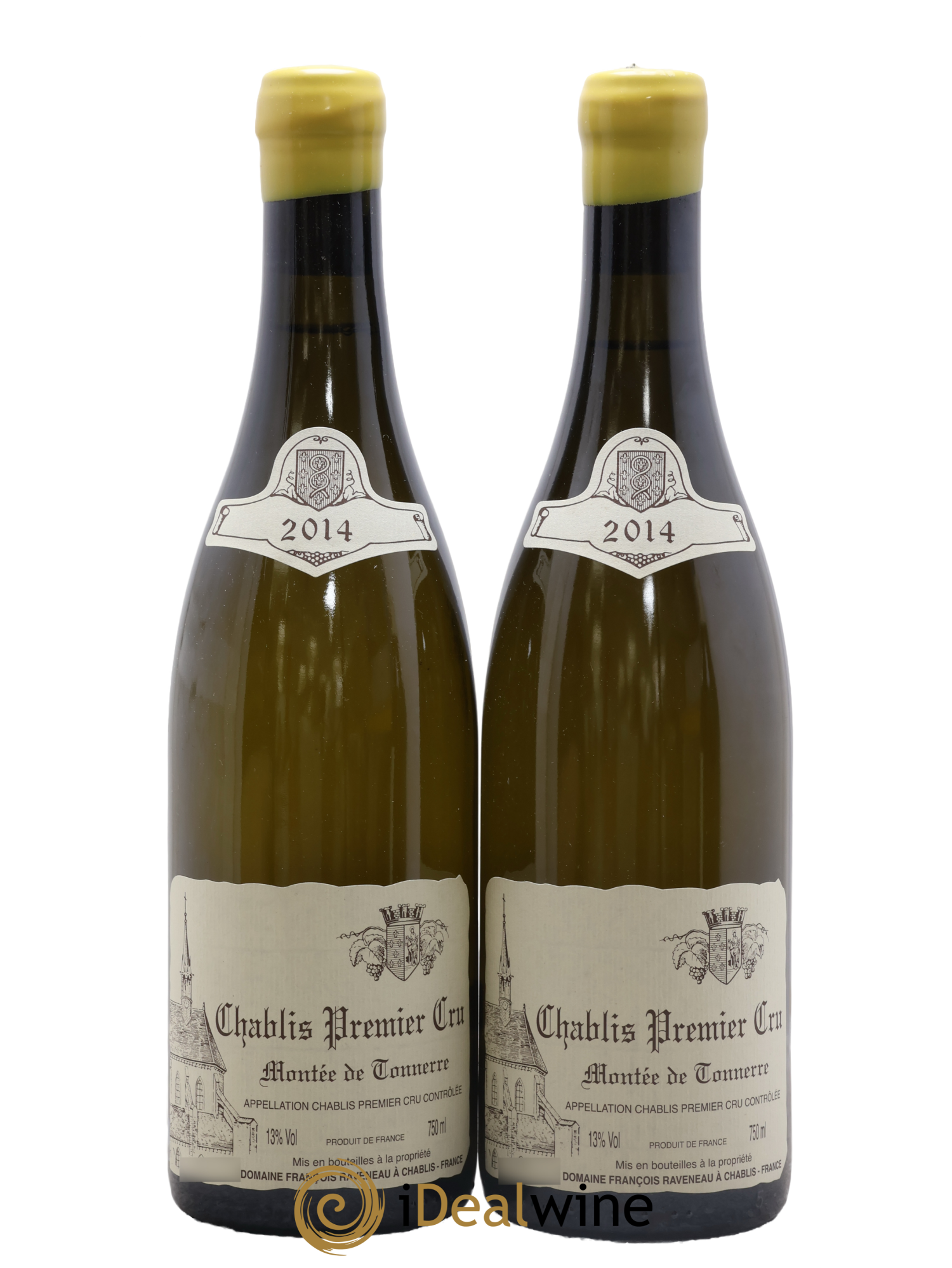 Chablis 1er Cru Montée de Tonnerre Raveneau (Domaine) 2014 - Posten von 2 Flaschen - 0