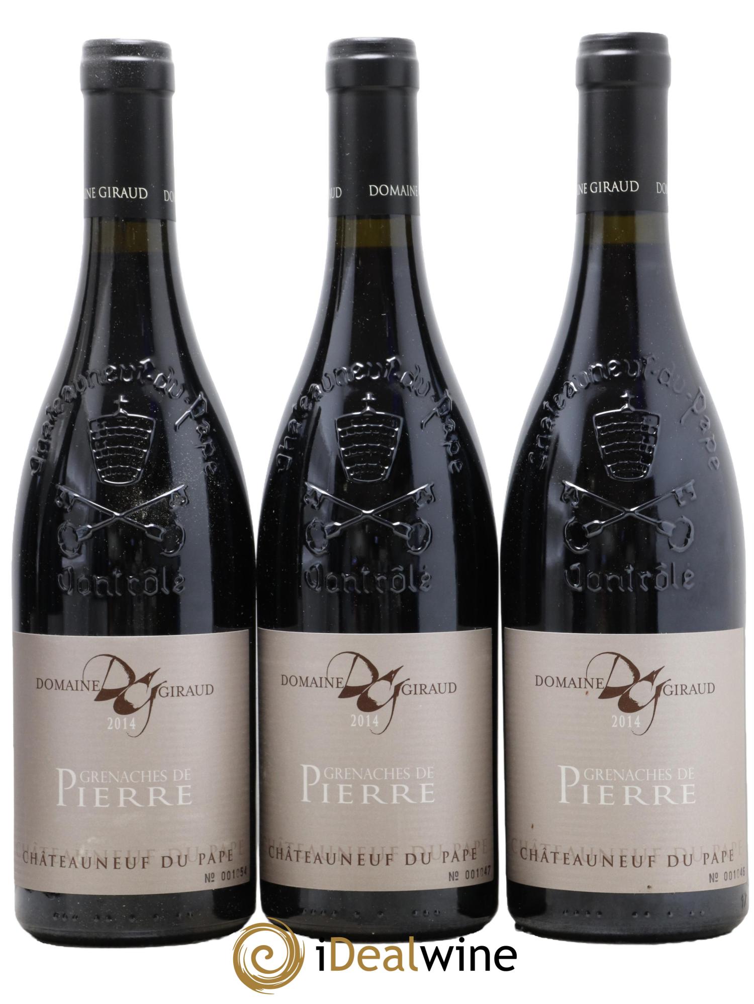 Châteauneuf-du-Pape Les Grenaches De Pierre Giraud (Domaine) 2014 - Lot de 6 bouteilles - 1