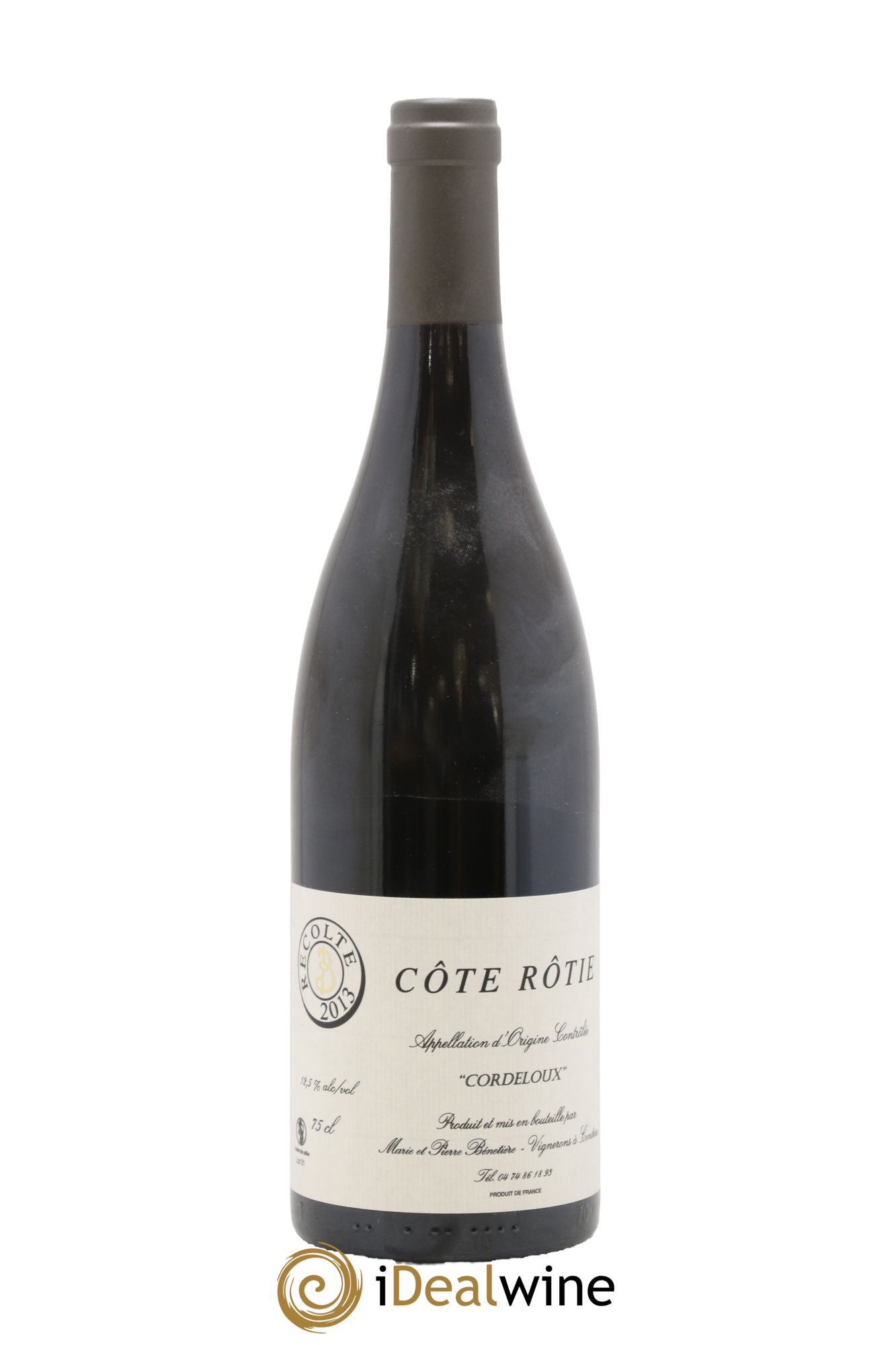 Côte-Rôtie Cordeloux Marie et Pierre Bénetière (Domaine) 2013 - Lot de 1 bouteille - 0