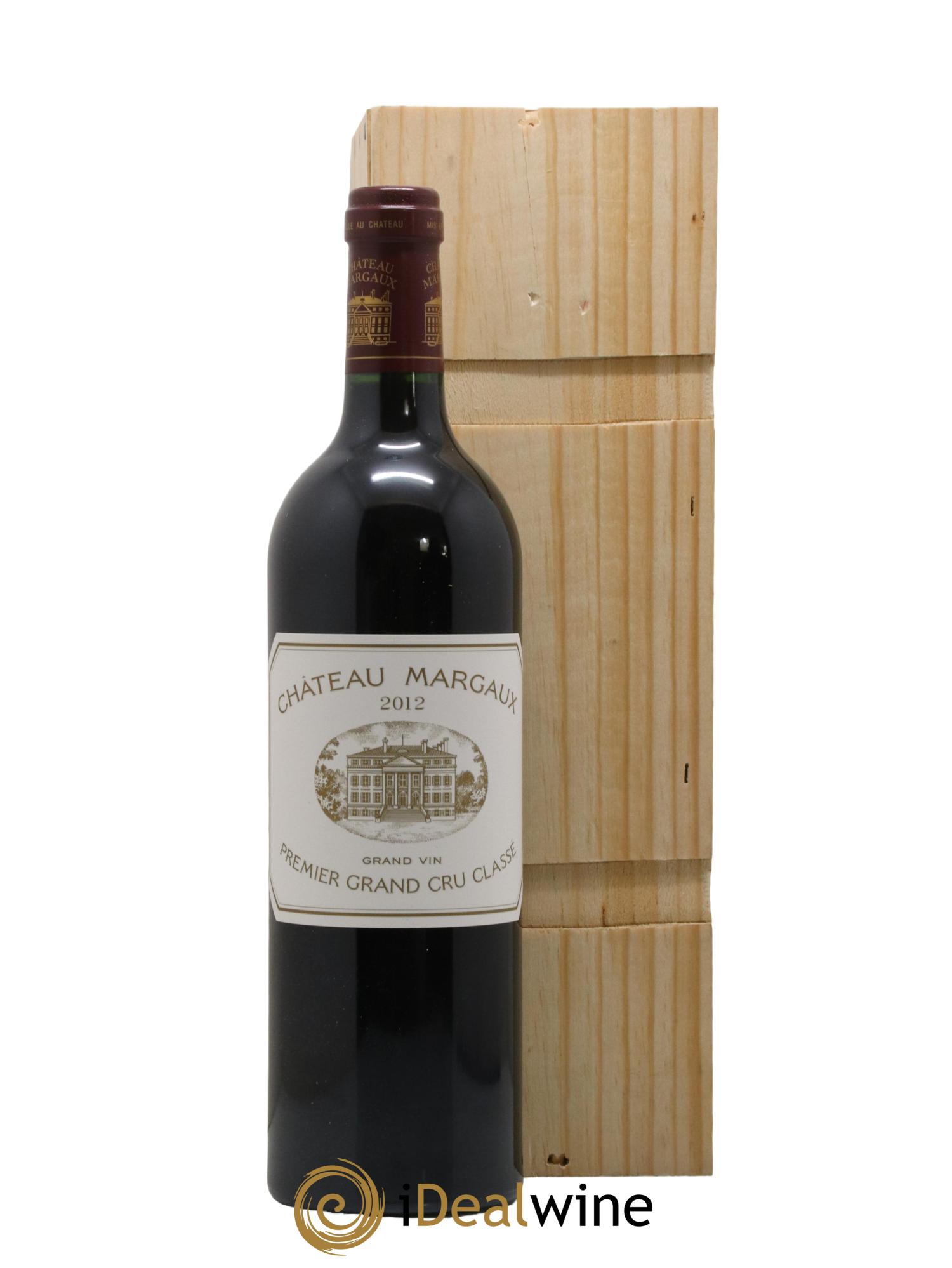 Château Margaux 1er Grand Cru Classé 2012 - Lot de 1 bouteille - 0