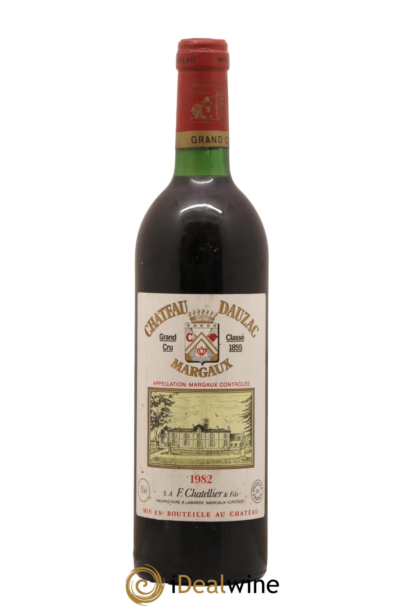 Château Dauzac 5ème Grand Cru Classé 1982 - Lot de 1 bouteille - 0