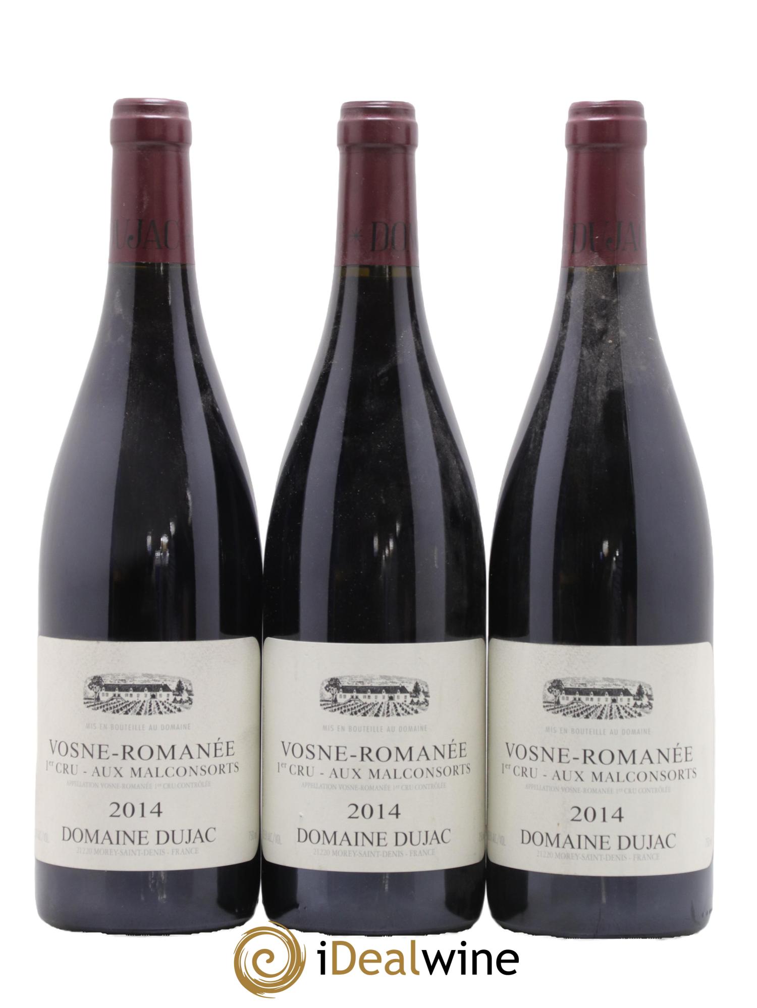 Vosne-Romanée 1er Cru Aux Malconsorts Dujac (Domaine) 2014 - Lot de 3 bouteilles - 0