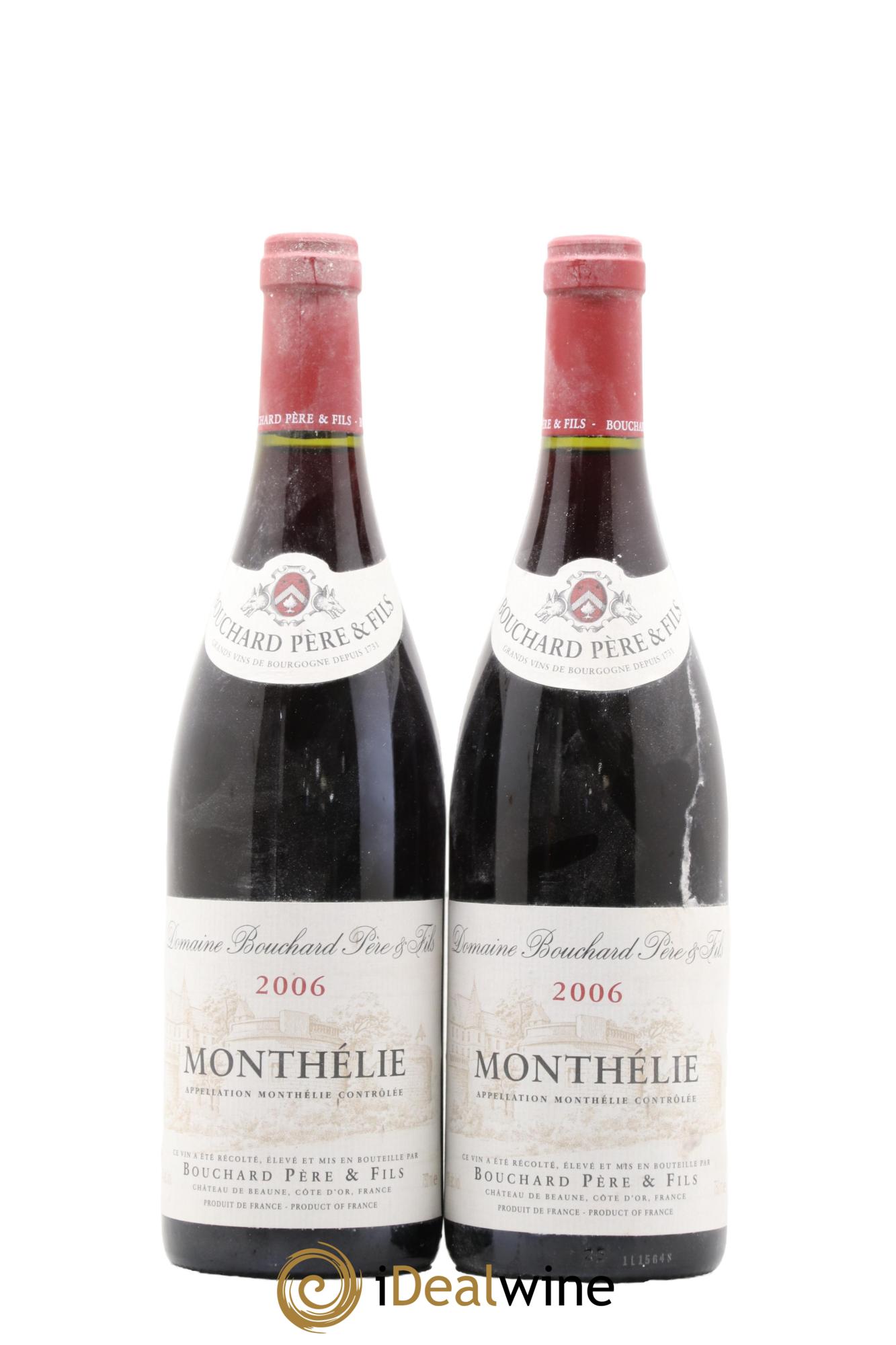 Monthélie Bouchard Père & Fils 2006 - Lot de 2 bouteilles - 0