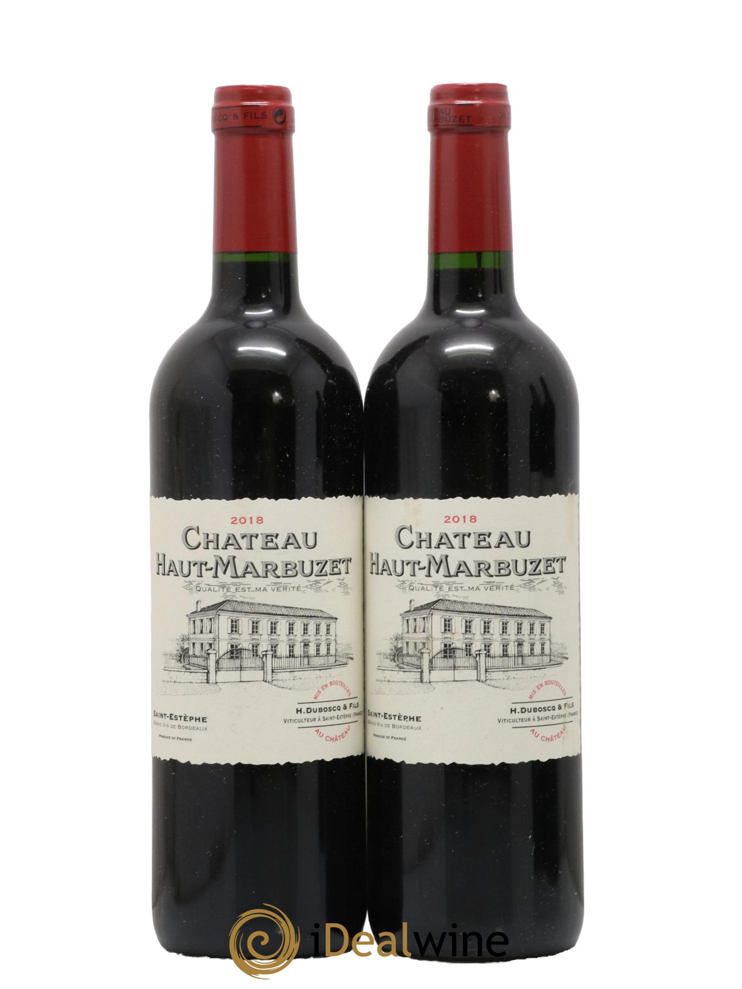Château Haut Marbuzet 2018 - Lot de 2 bouteilles - 0