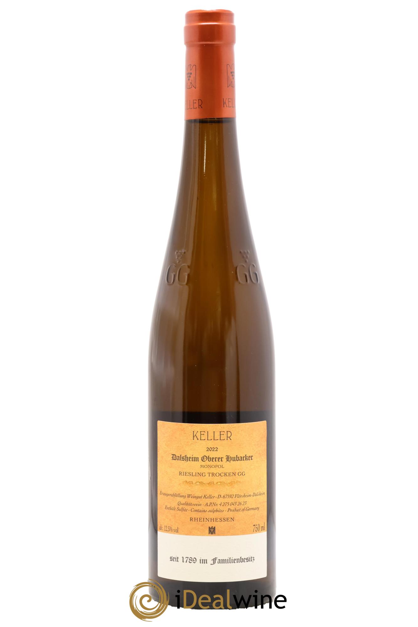 Riesling Trocken GG Oberer Hubacker Keller 2022 - Lot of 1 bottle - 1
