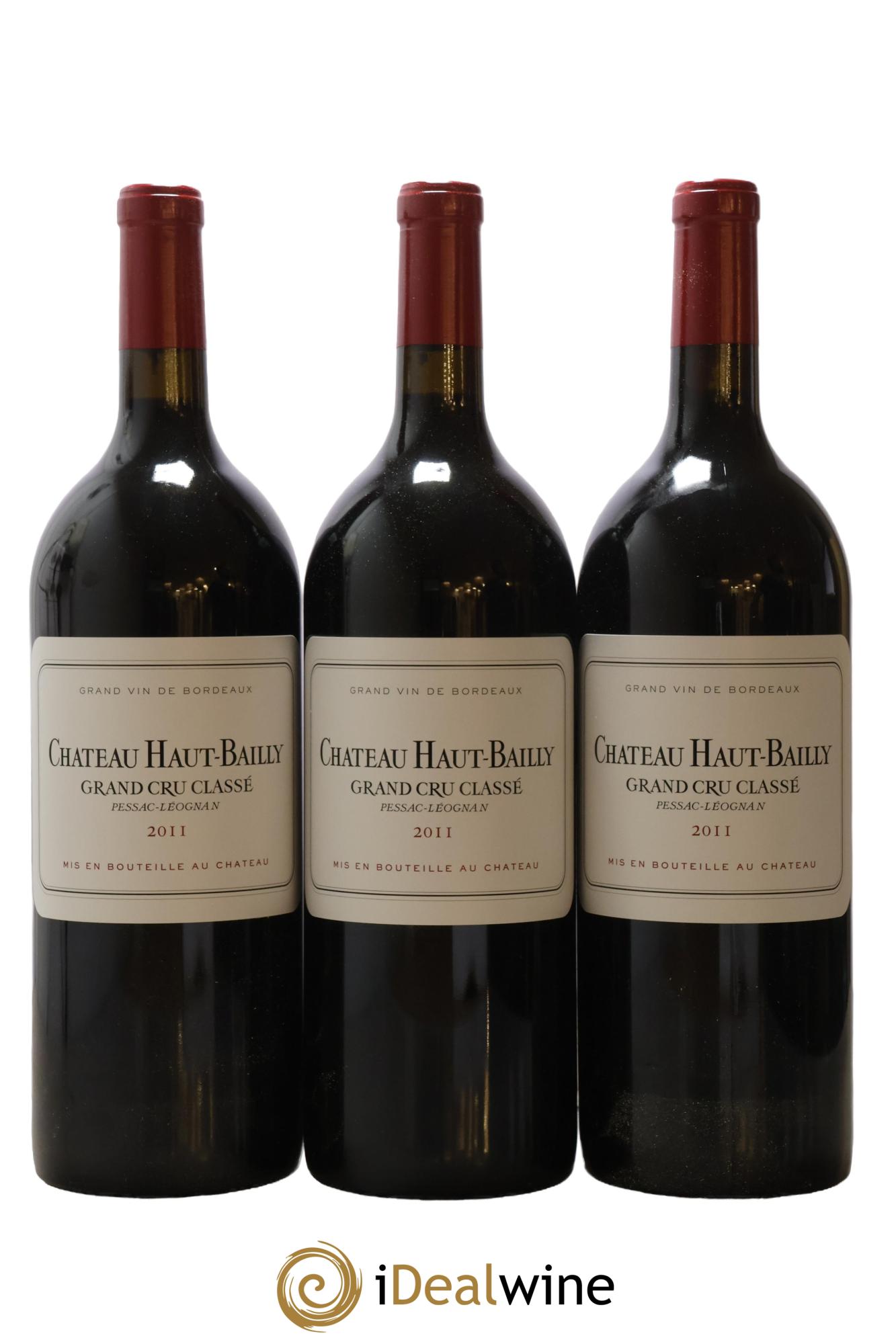 Château Haut-Bailly Cru Classé de Graves  2011 - Lot of 6 magnums - 2