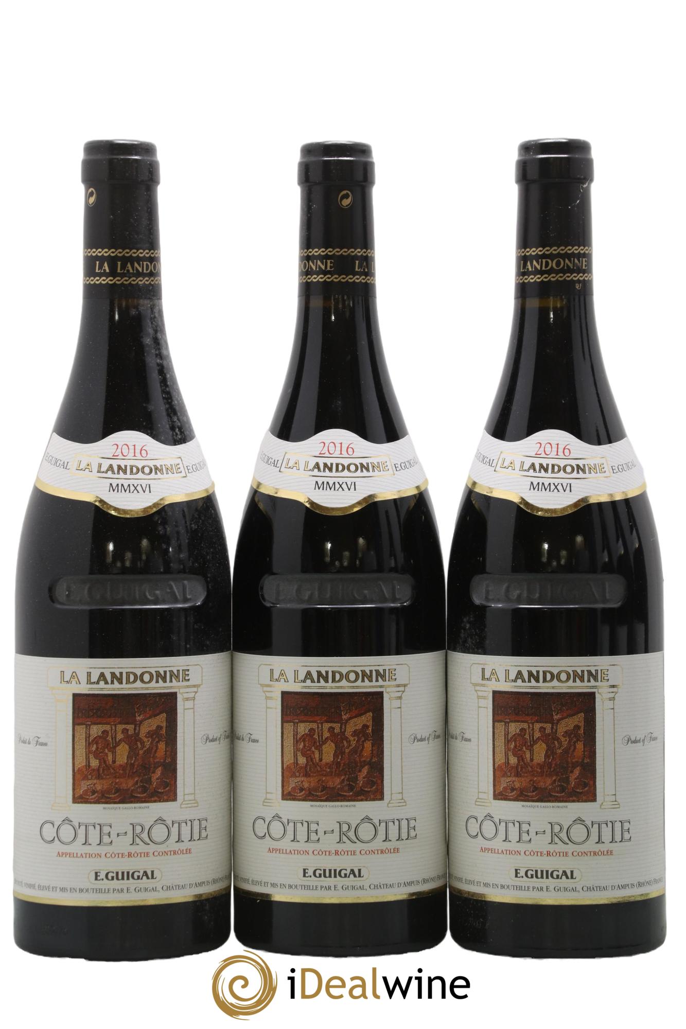 Côte-Rôtie La Landonne Guigal 2016 - Lot of 6 bottles - 1