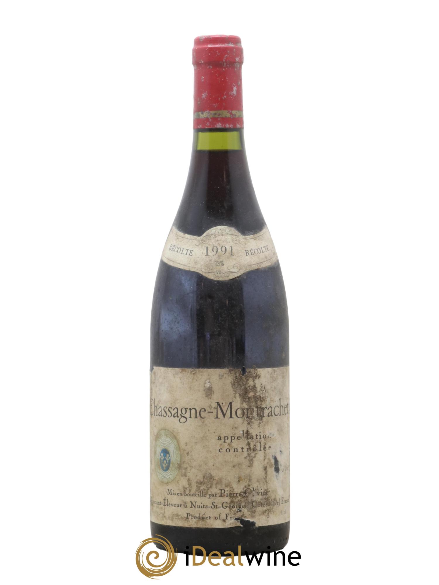 Chassagne-Montrachet Domaine Pierre Olivier 1991 - Lot de 1 bouteille - 0
