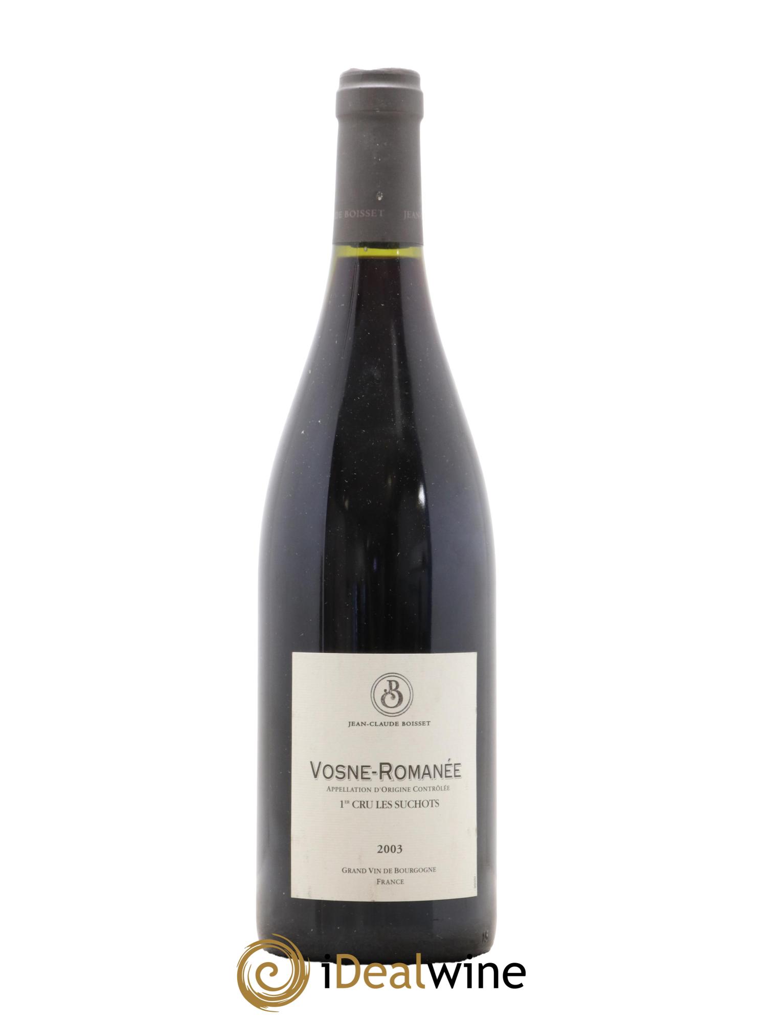 Vosne-Romanée 1er Cru Les Suchots Domaine Jean Claude Boisset 2003 - Lot de 1 bouteille - 0