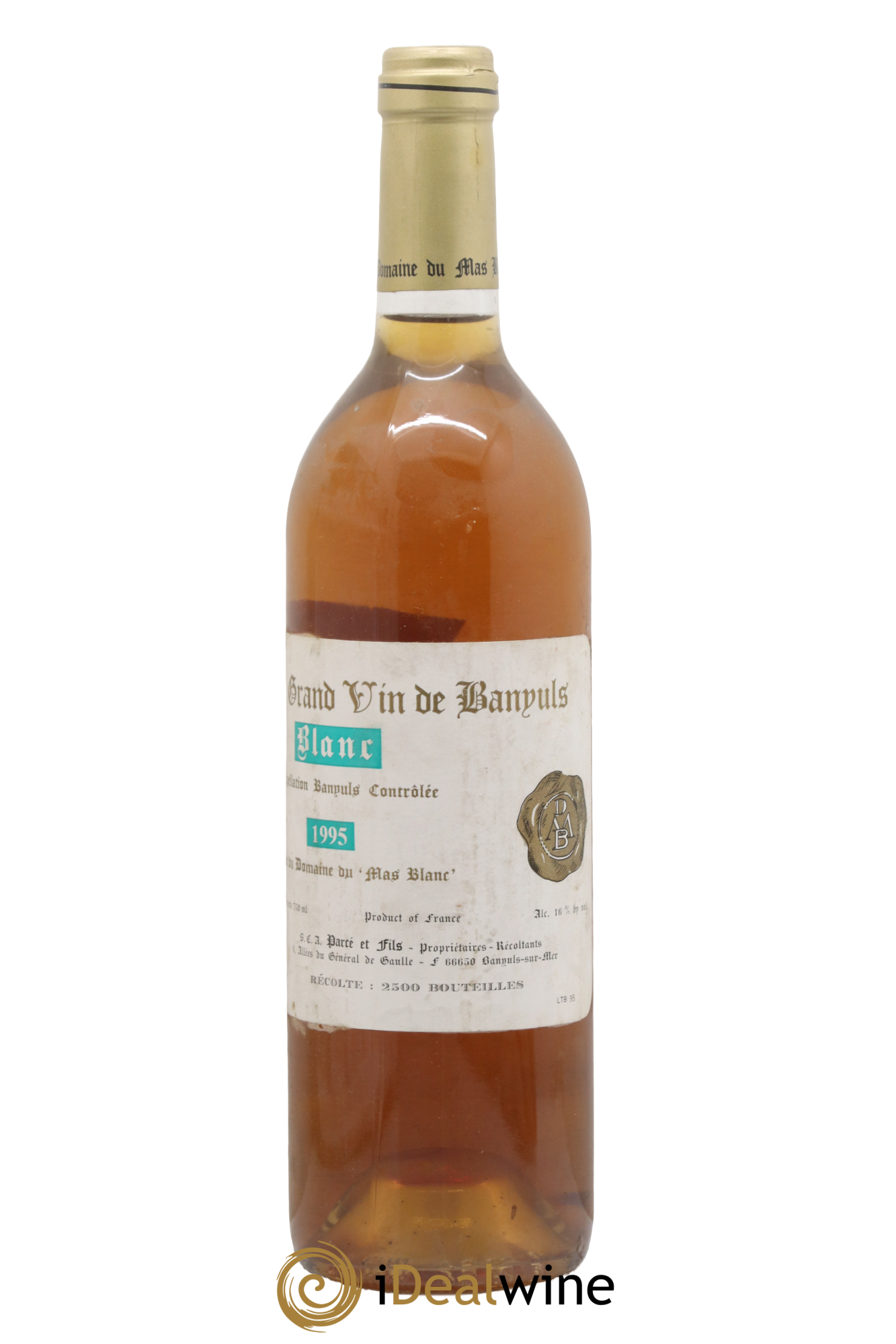 Banyuls Domaine du Mas Blanc 1995 - Lot de 1 bouteille - 0
