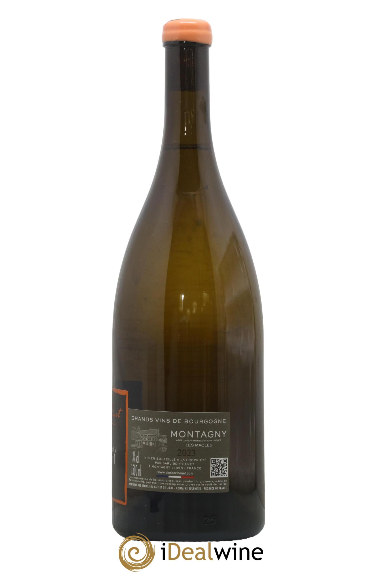 Montagny Les Mâcles Domaine Berthenet 2023 - Lot de 1 magnum - 1